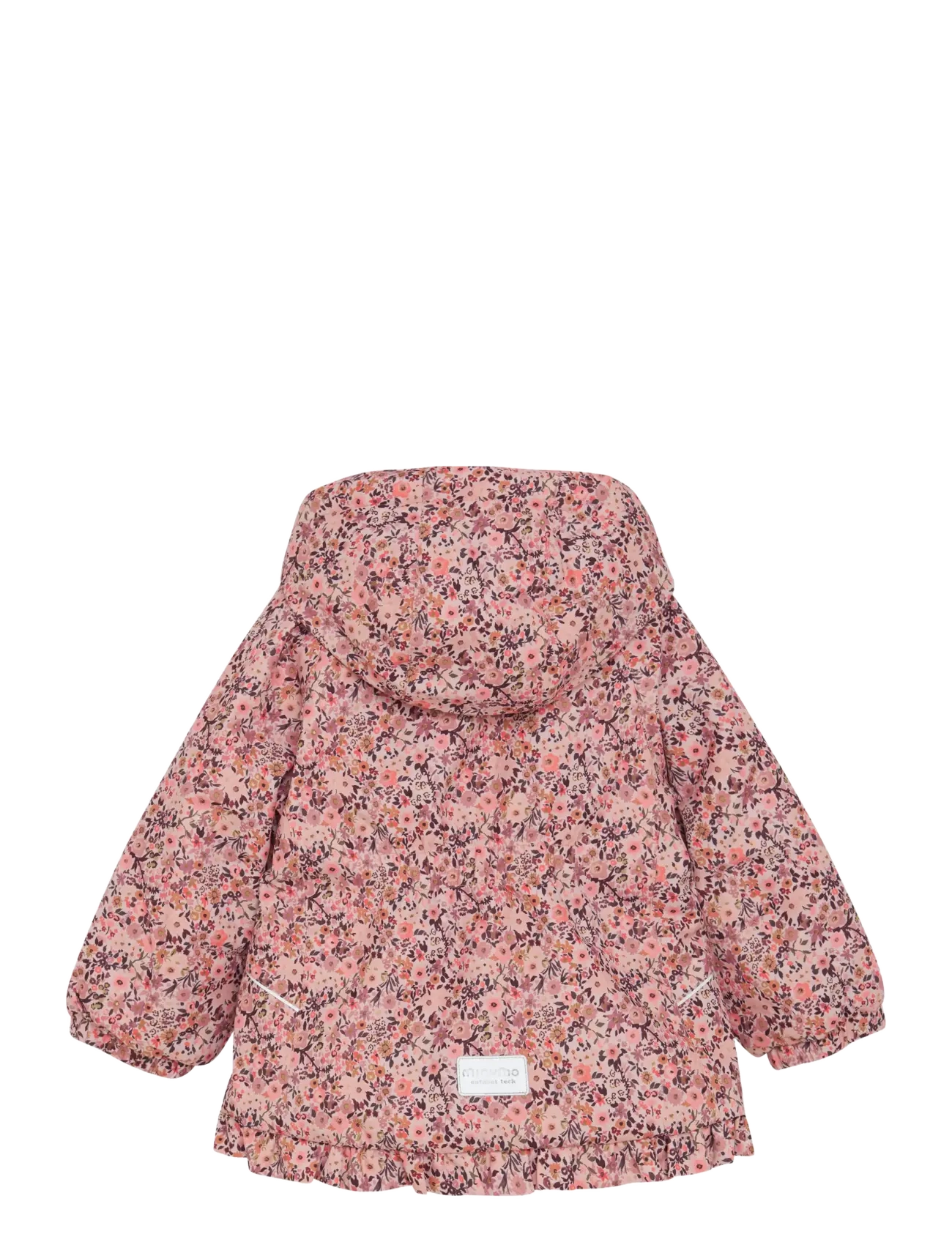Minymo - Snow Jacket AOP - talvitakit - peach whip - 2
