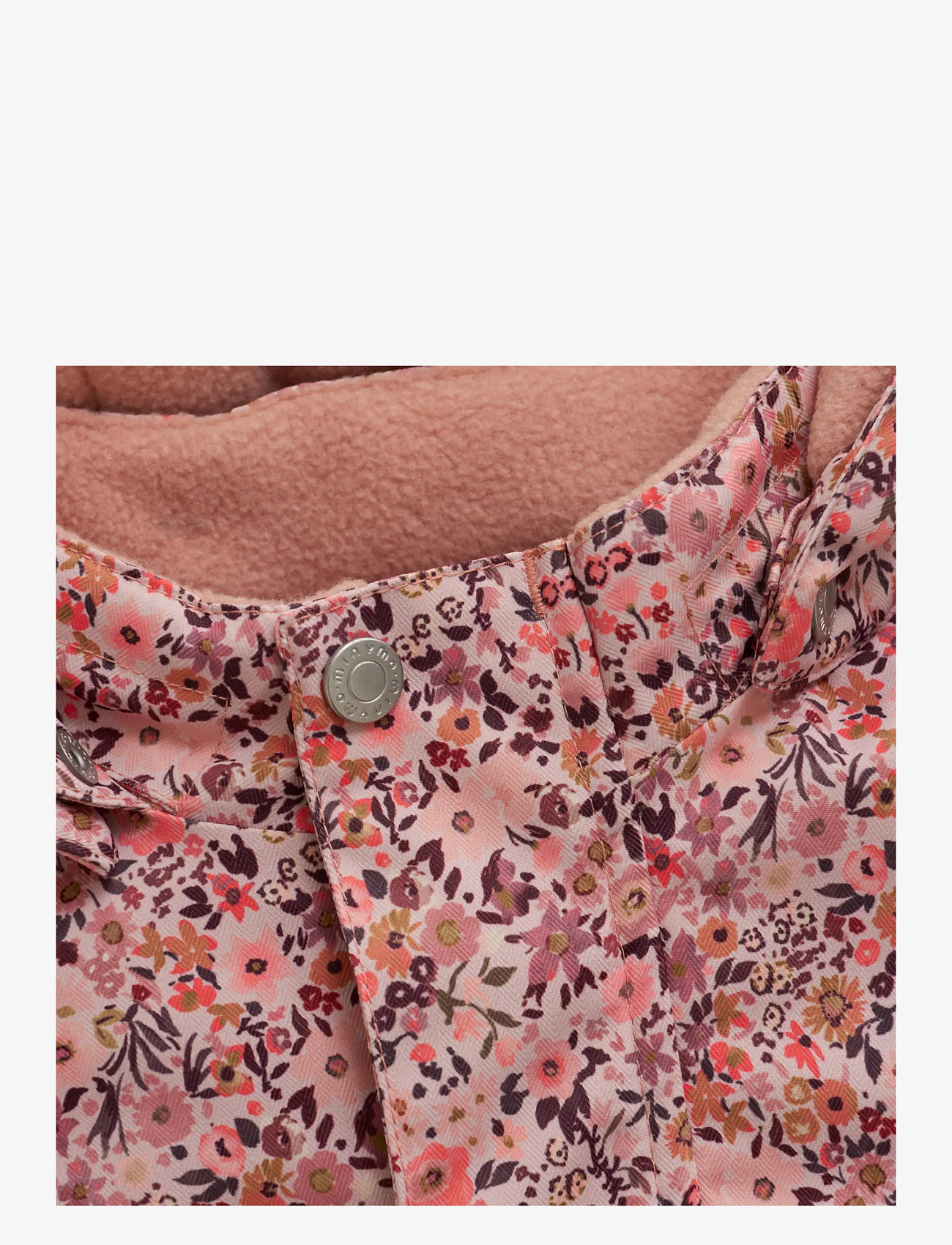 Minymo - Snow Jacket AOP - vinterjakker - peach whip - 2