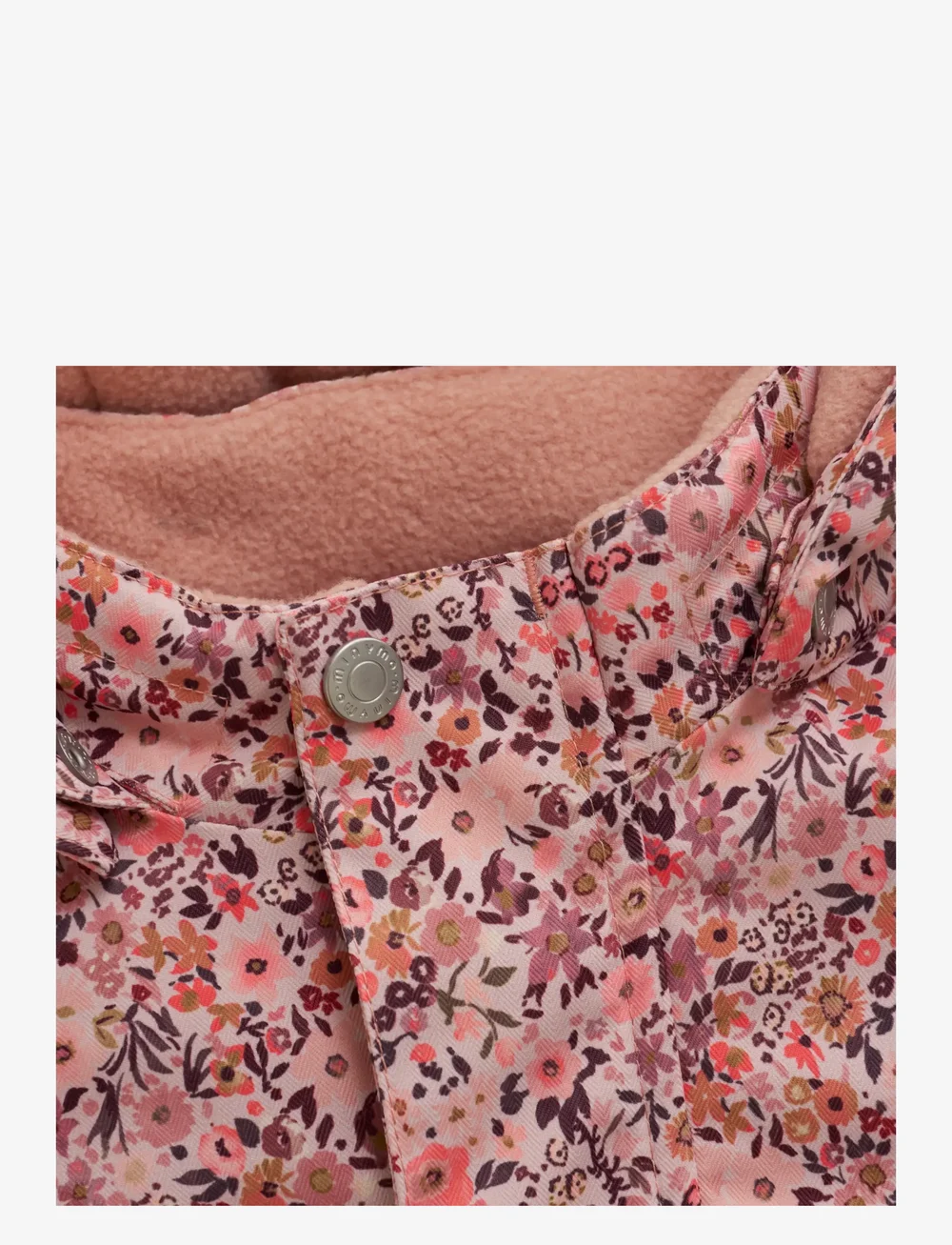 Minymo - Snow Jacket AOP - skijakker - peach whip - 3