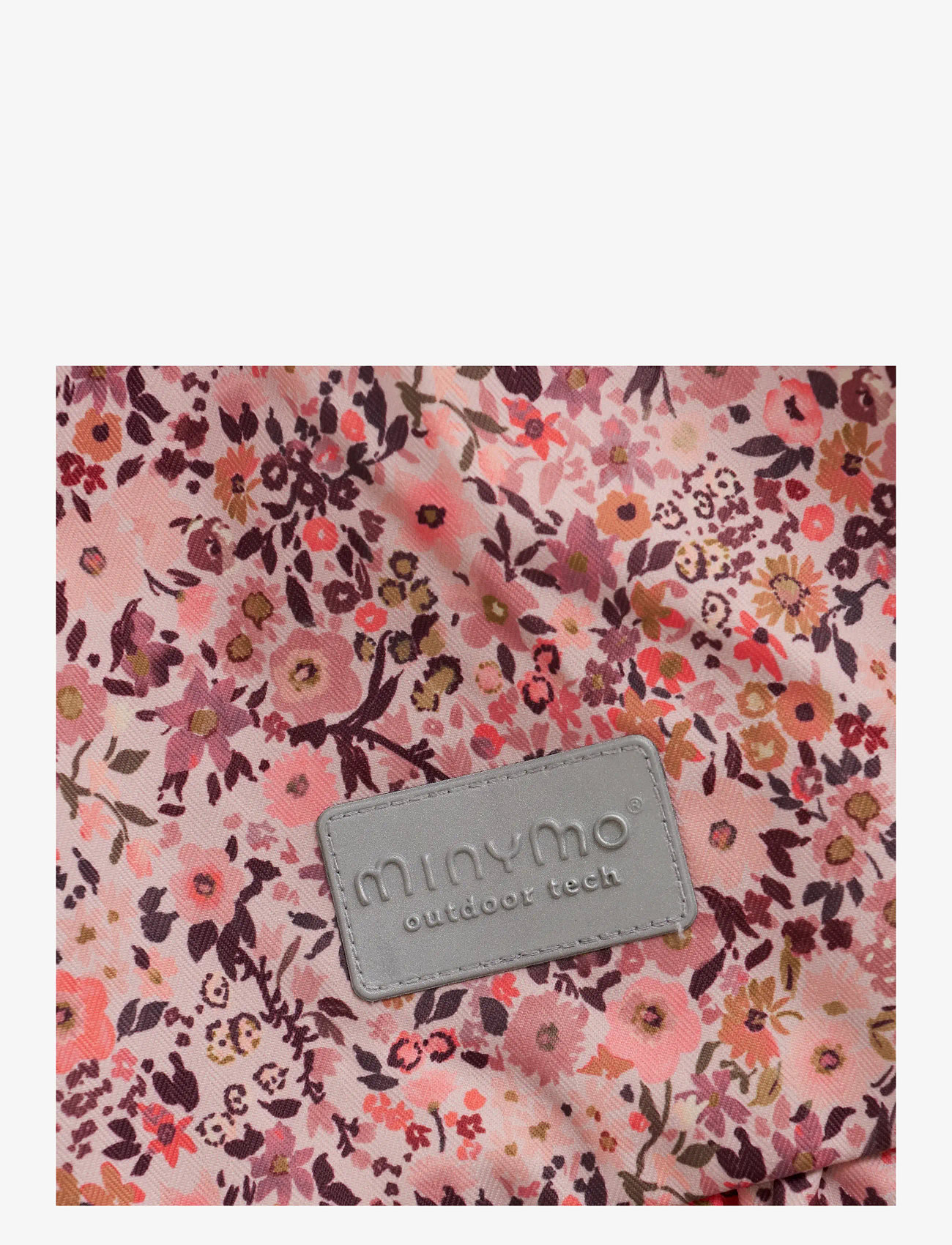 Minymo - Snow Jacket AOP - vinterjakker - peach whip - 3