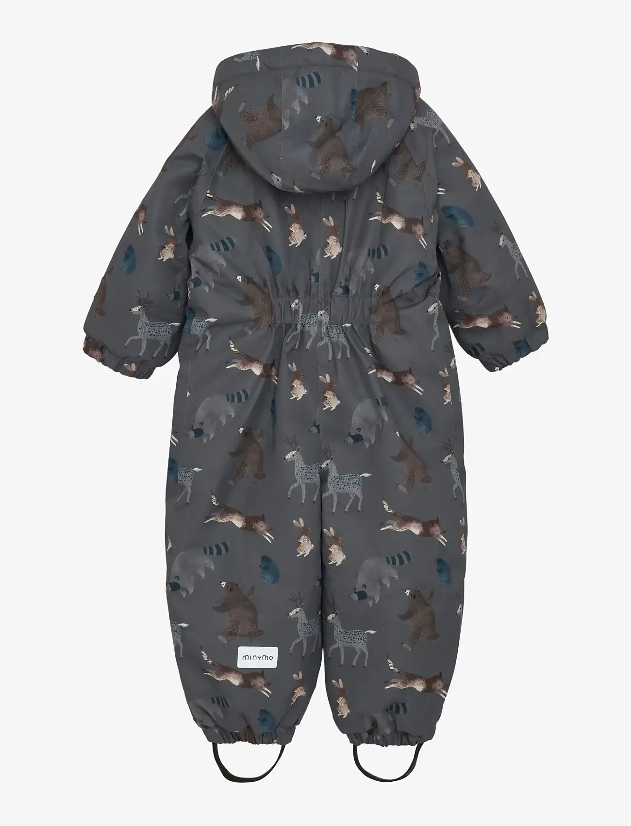 Minymo - Snow Suit AOP - snowsuit - dark gull grey - 2