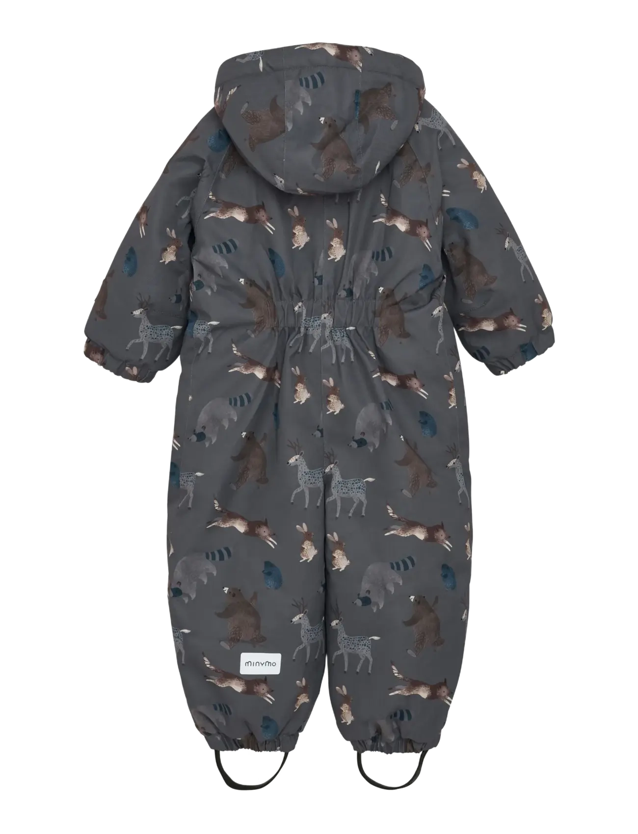 Minymo - Snow Suit AOP - snowsuit - dark gull grey - 2