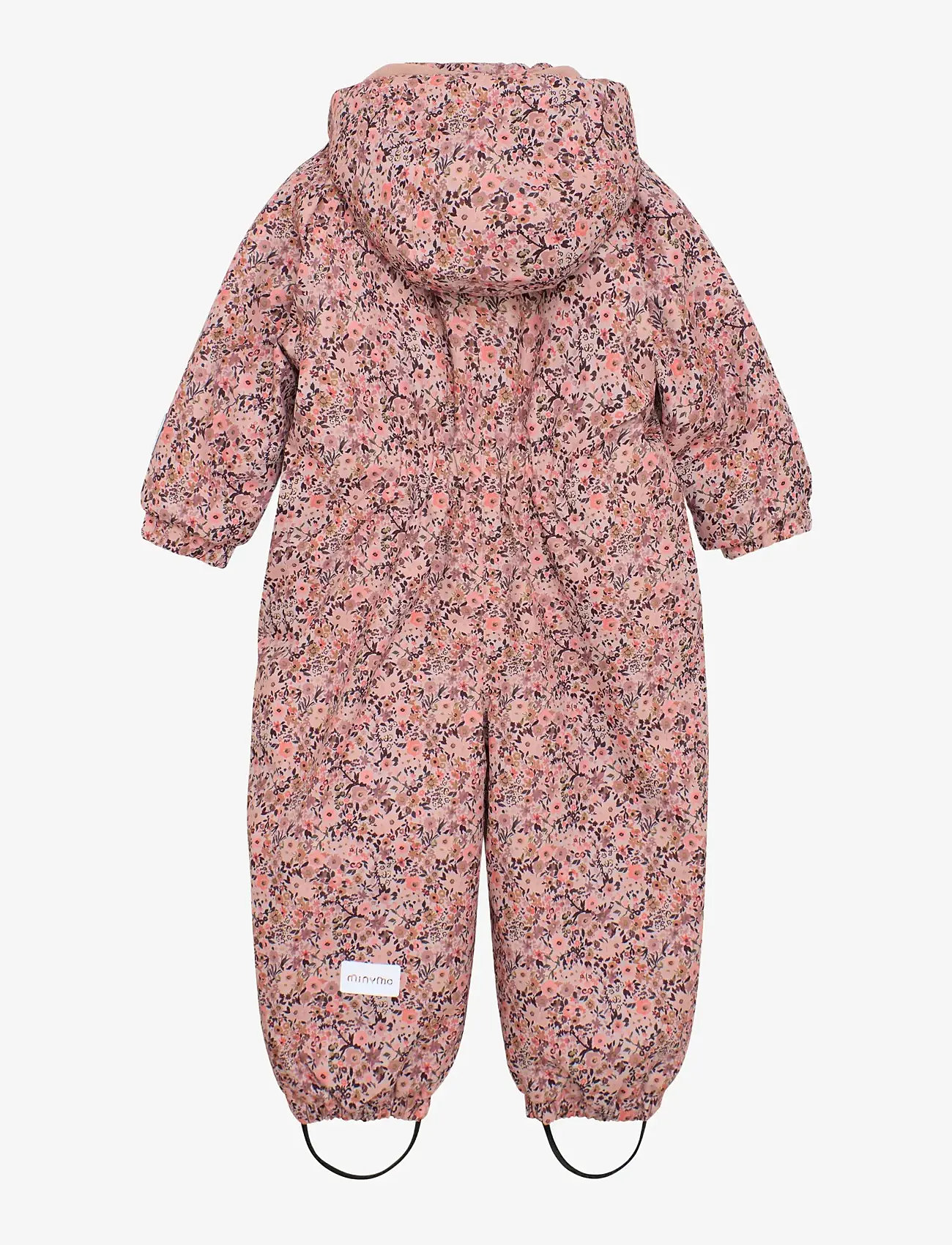 Minymo - Snow Suit AOP - snowsuit - peach whip - 2