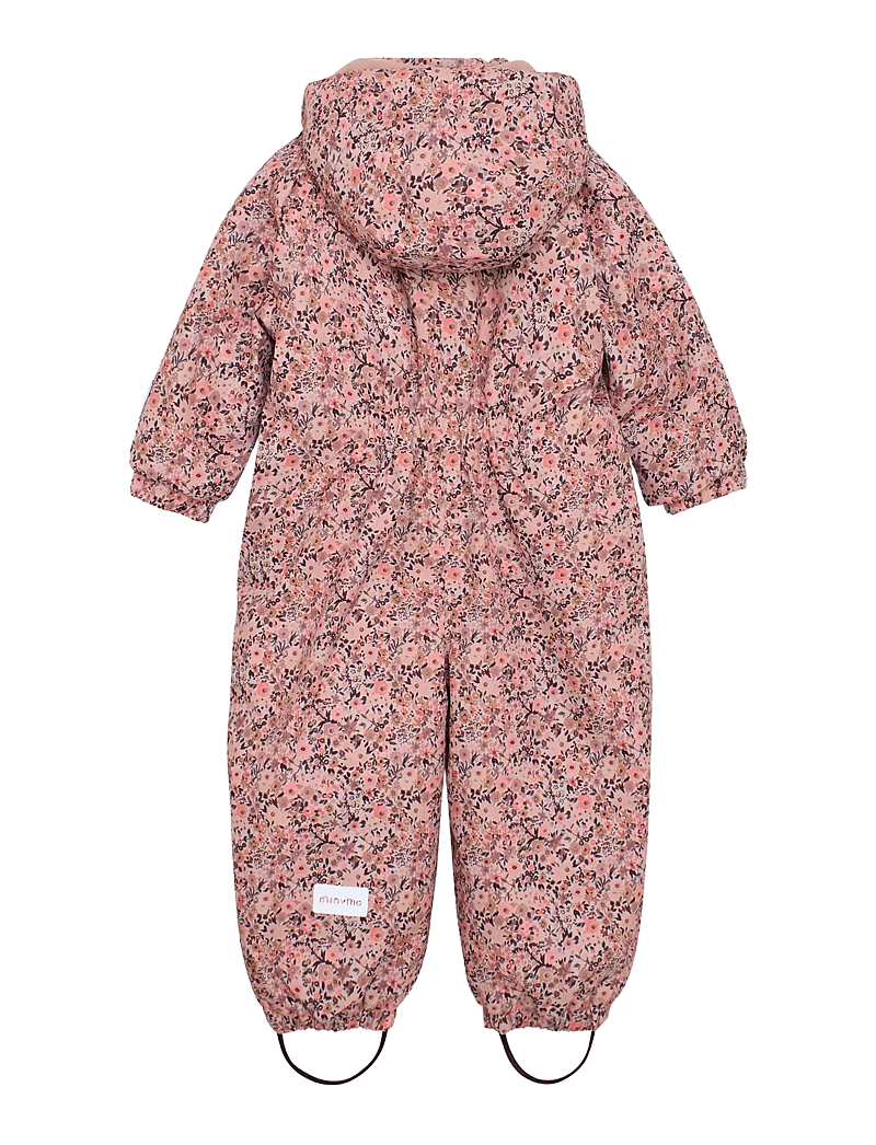 Minymo - Snow Suit AOP - snowsuit - peach whip - 2