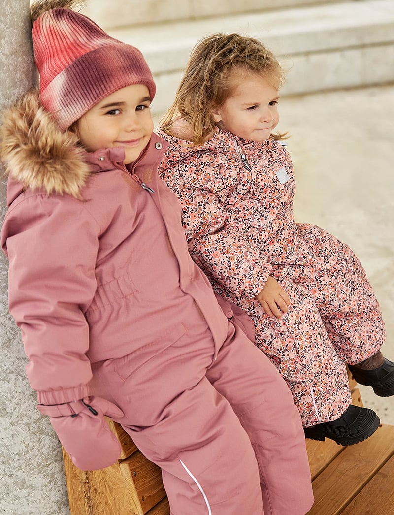 Minymo - Snow Suit AOP - snowsuit - peach whip - 5