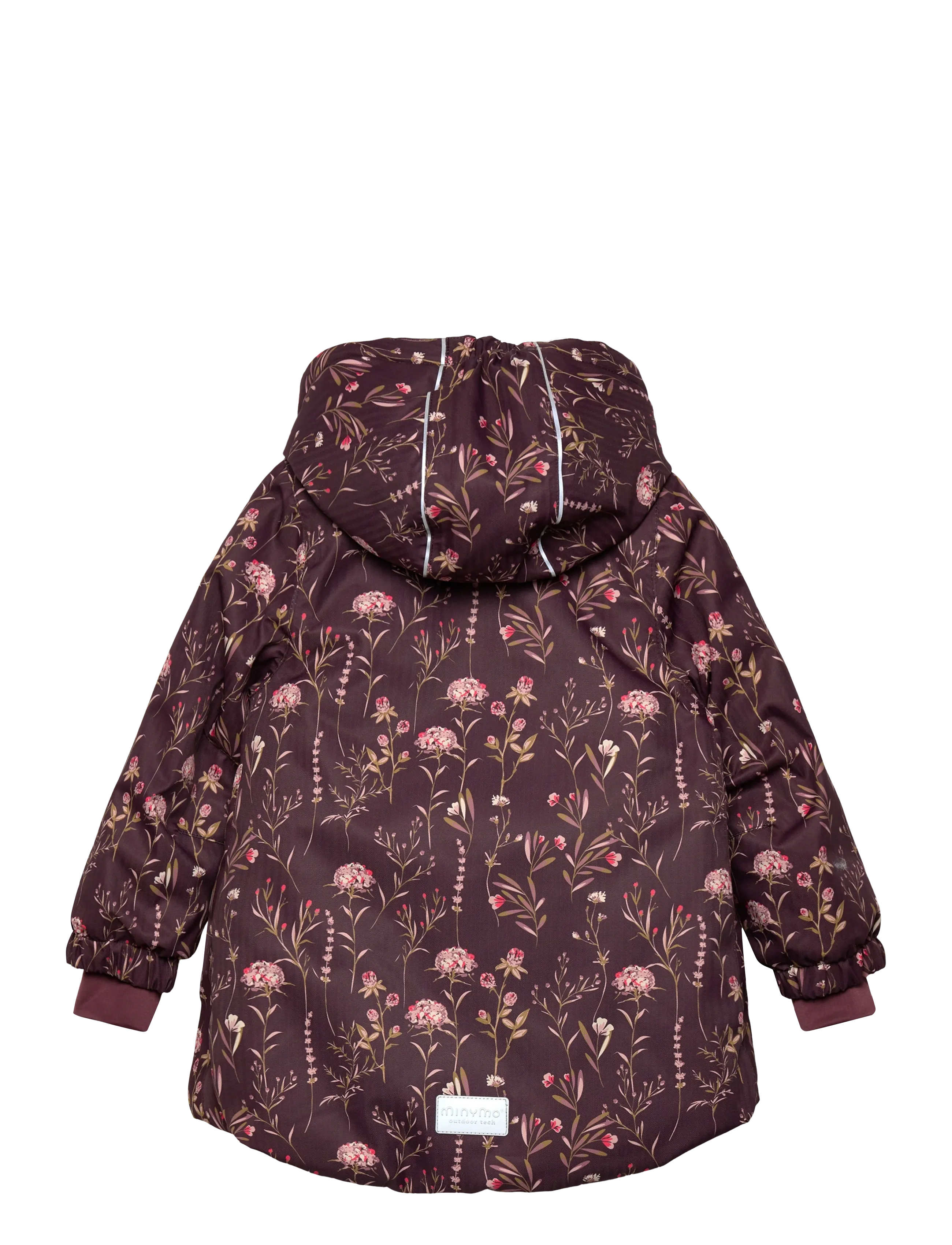 Minymo - Snow Jacket AOP - winter jackets - catawba grape - 2