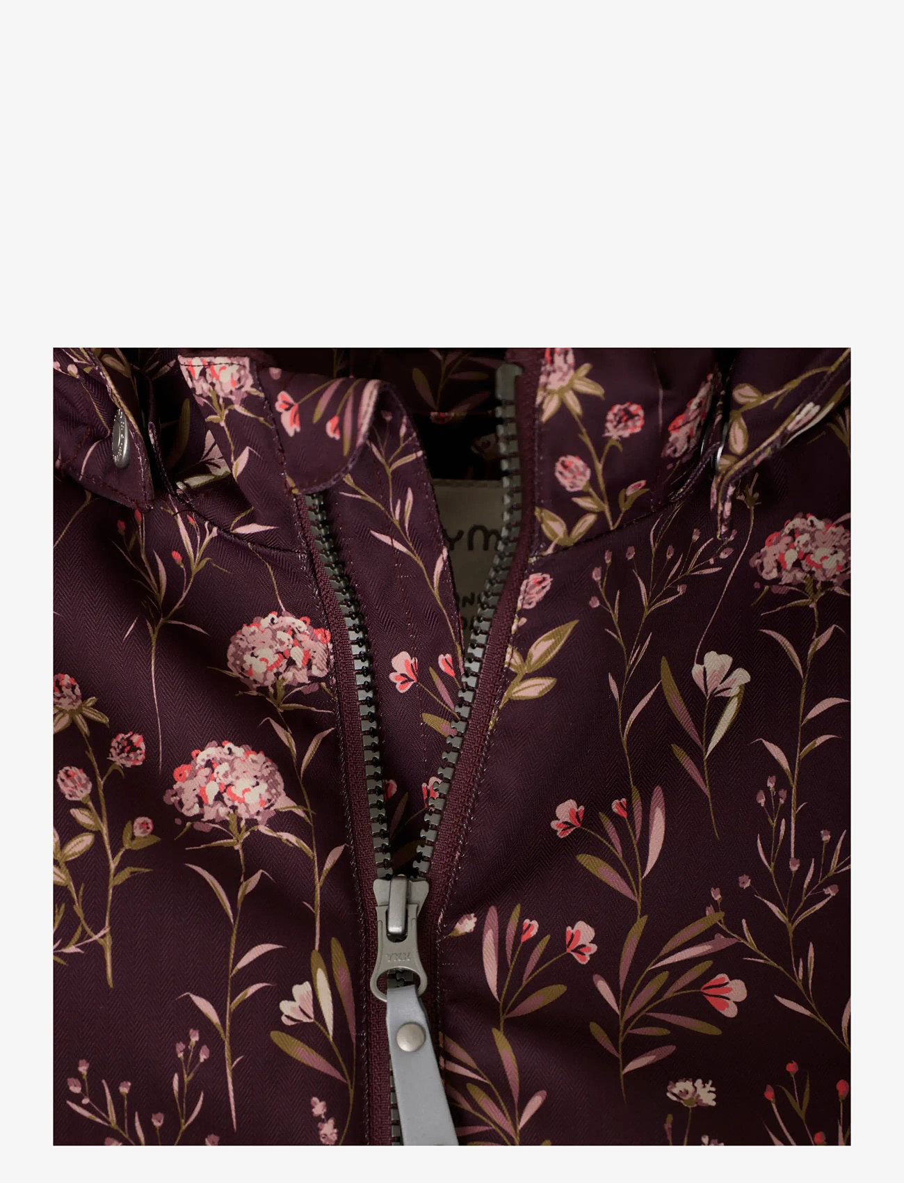 Minymo - Snow Jacket AOP - vinterjackor - catawba grape - 2