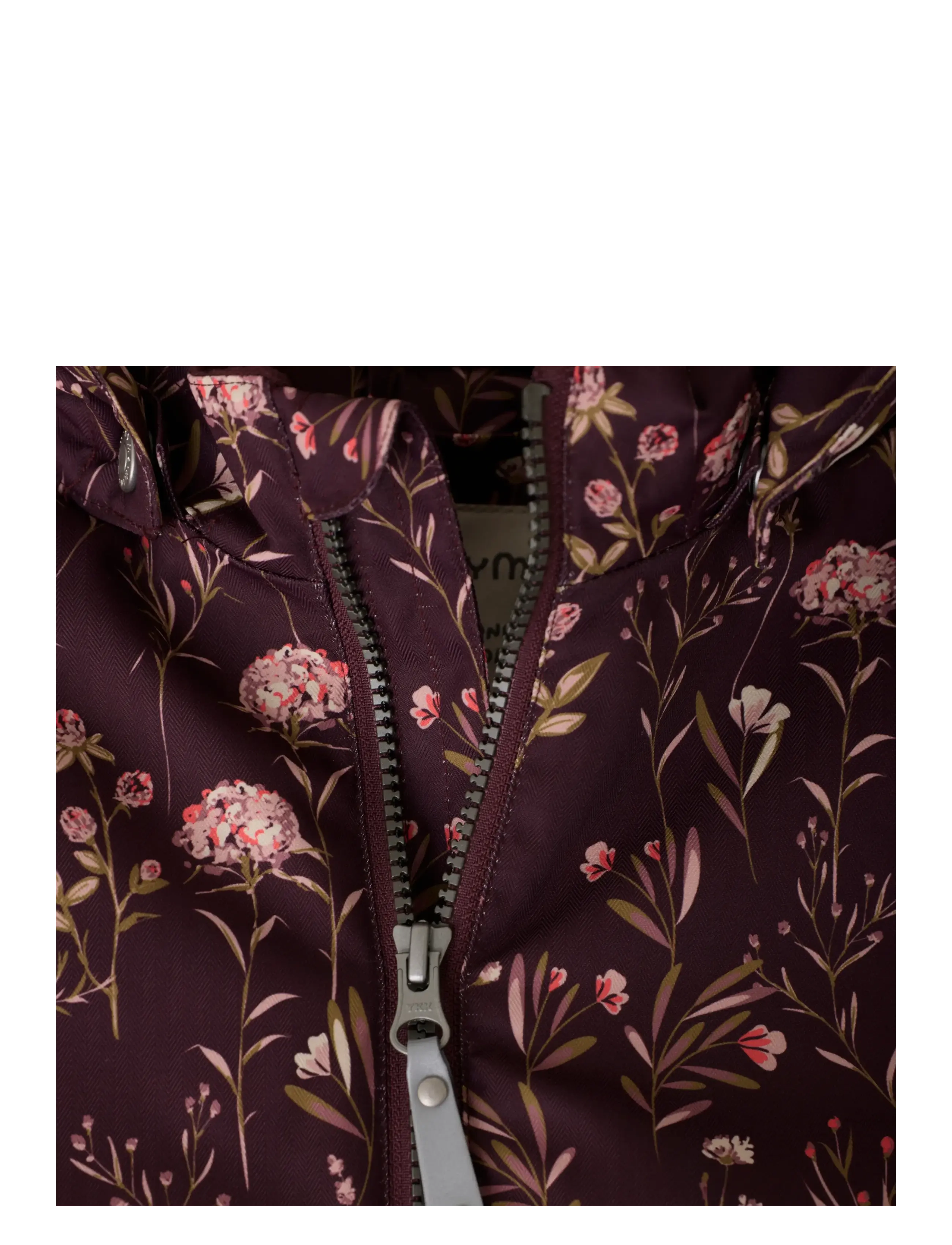 Minymo - Snow Jacket AOP - winter jackets - catawba grape - 3