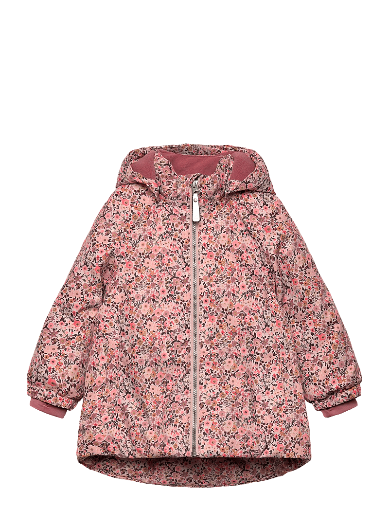 Minymo - Snow Jacket AOP - skijacken - peach whip - 0