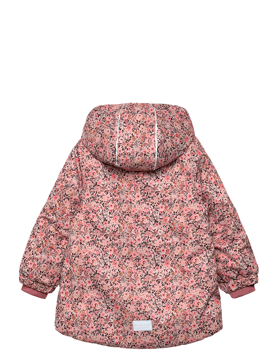 Minymo - Snow Jacket AOP - ski jackets - peach whip - 1