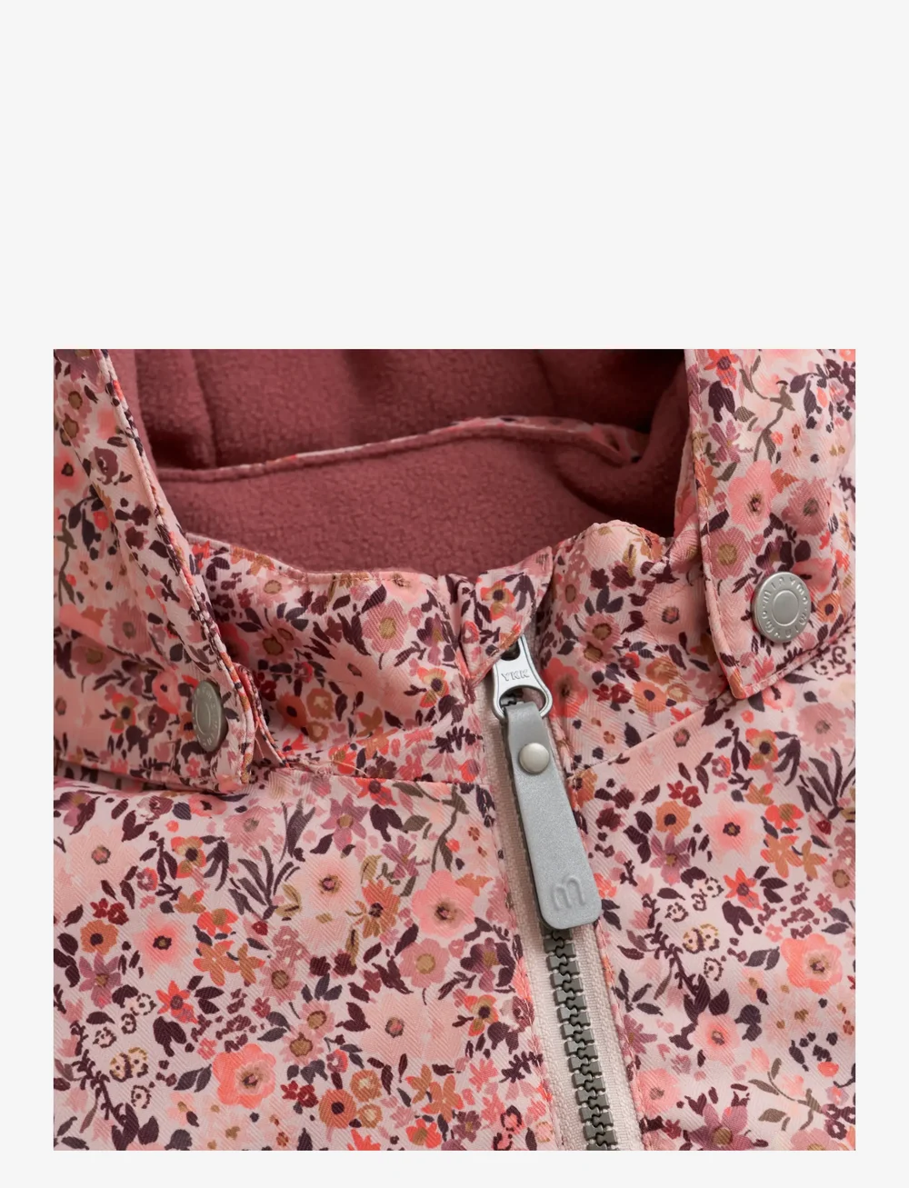 Minymo - Snow Jacket AOP - skijakker - peach whip - 2