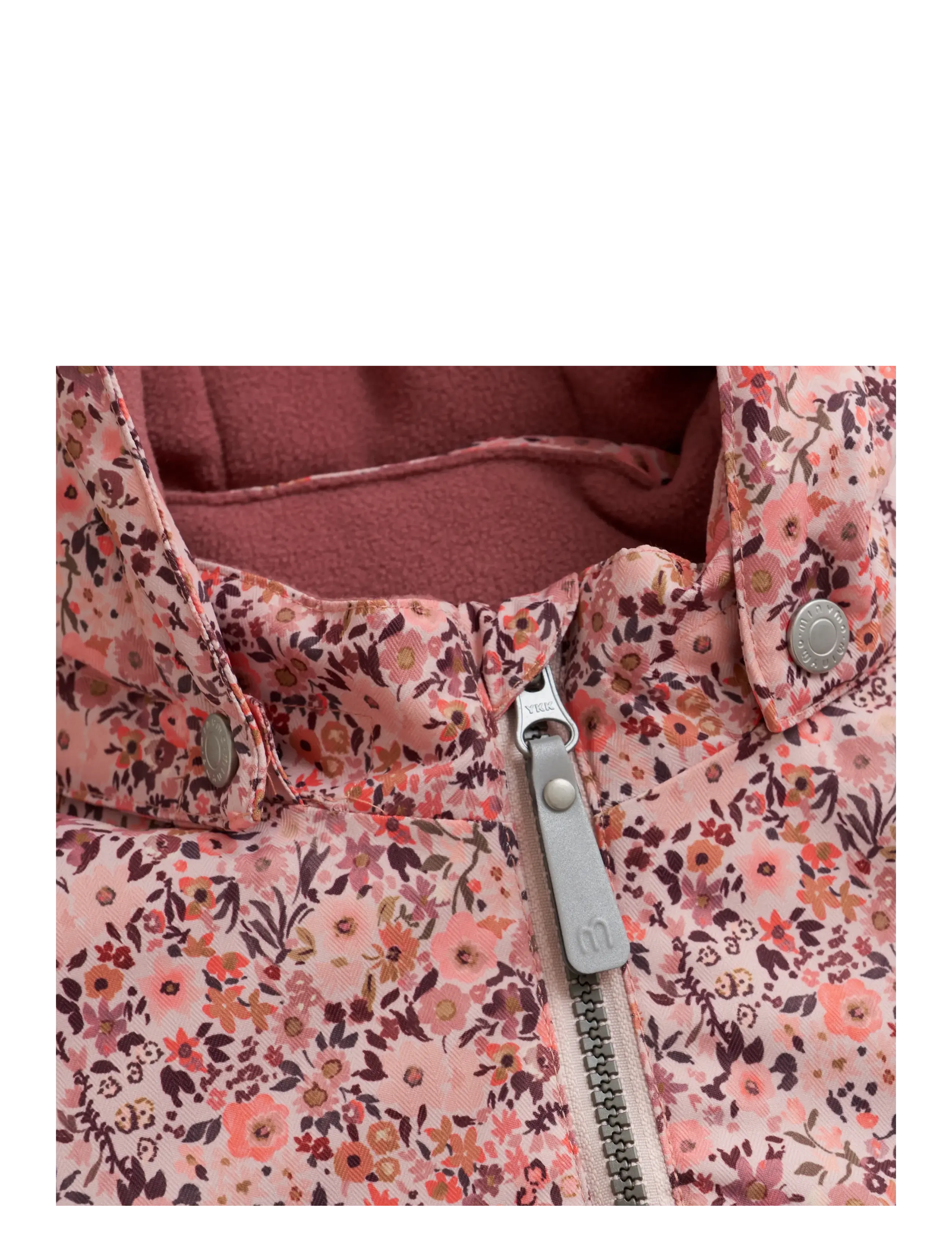 Minymo - Snow Jacket AOP - winter jackets - peach whip - 2