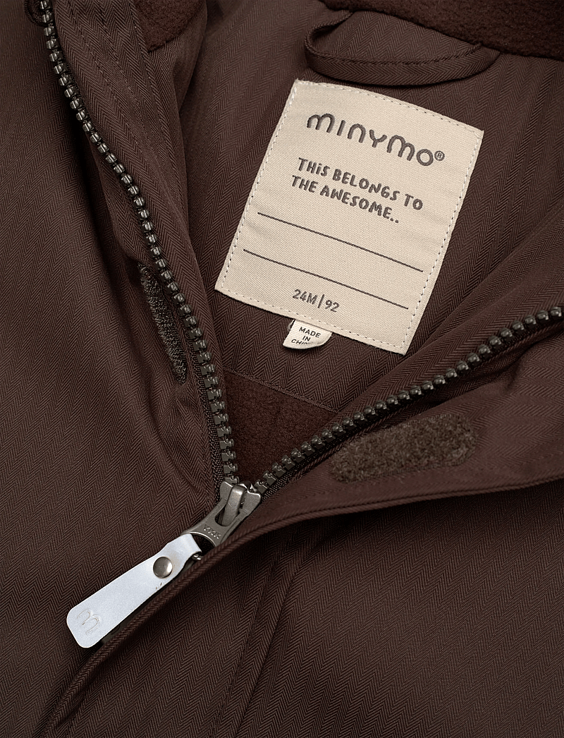 Minymo - Snow Jacket - skijakker - bracken - 4