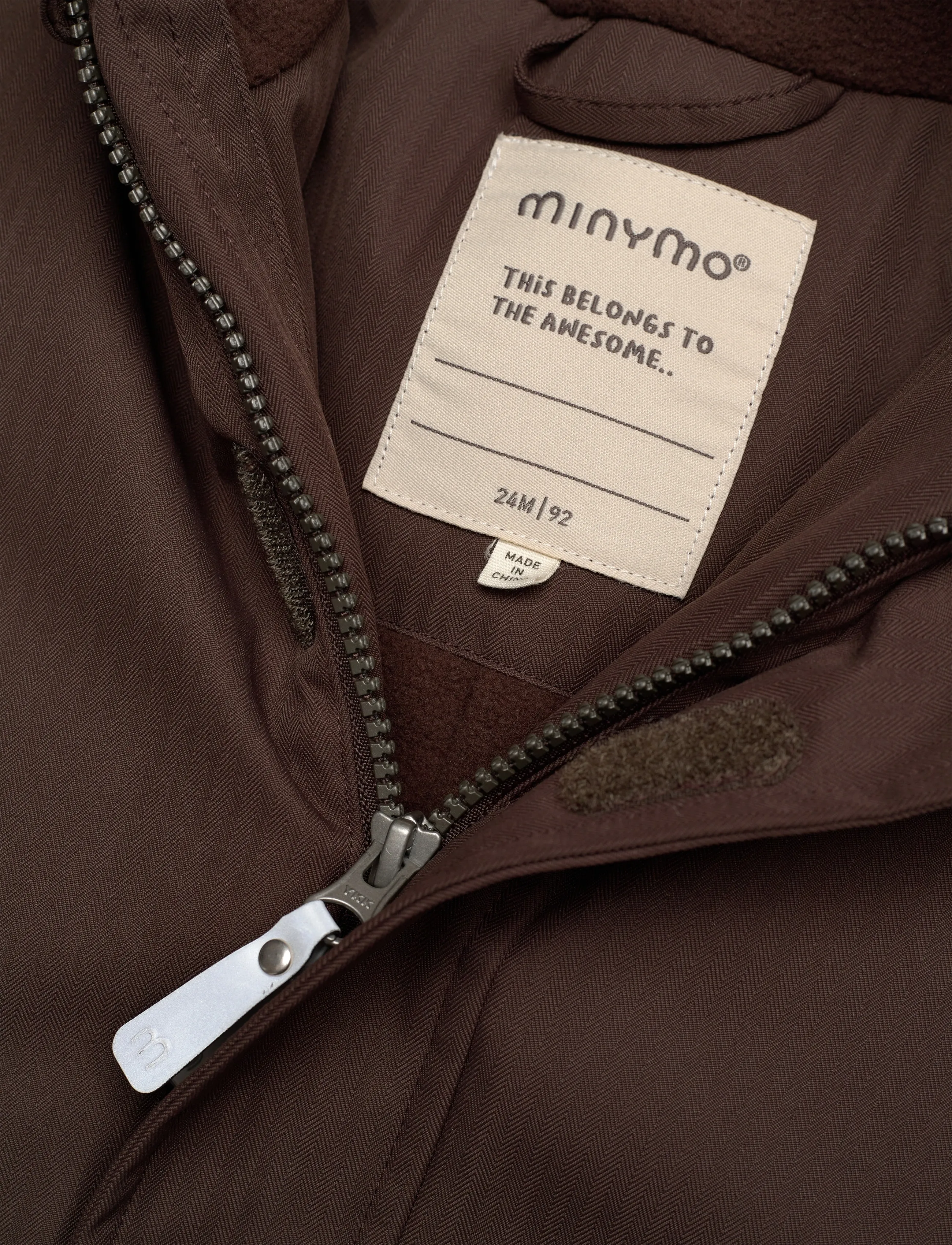 Minymo - Snow Jacket - talvitakit - bracken - 4