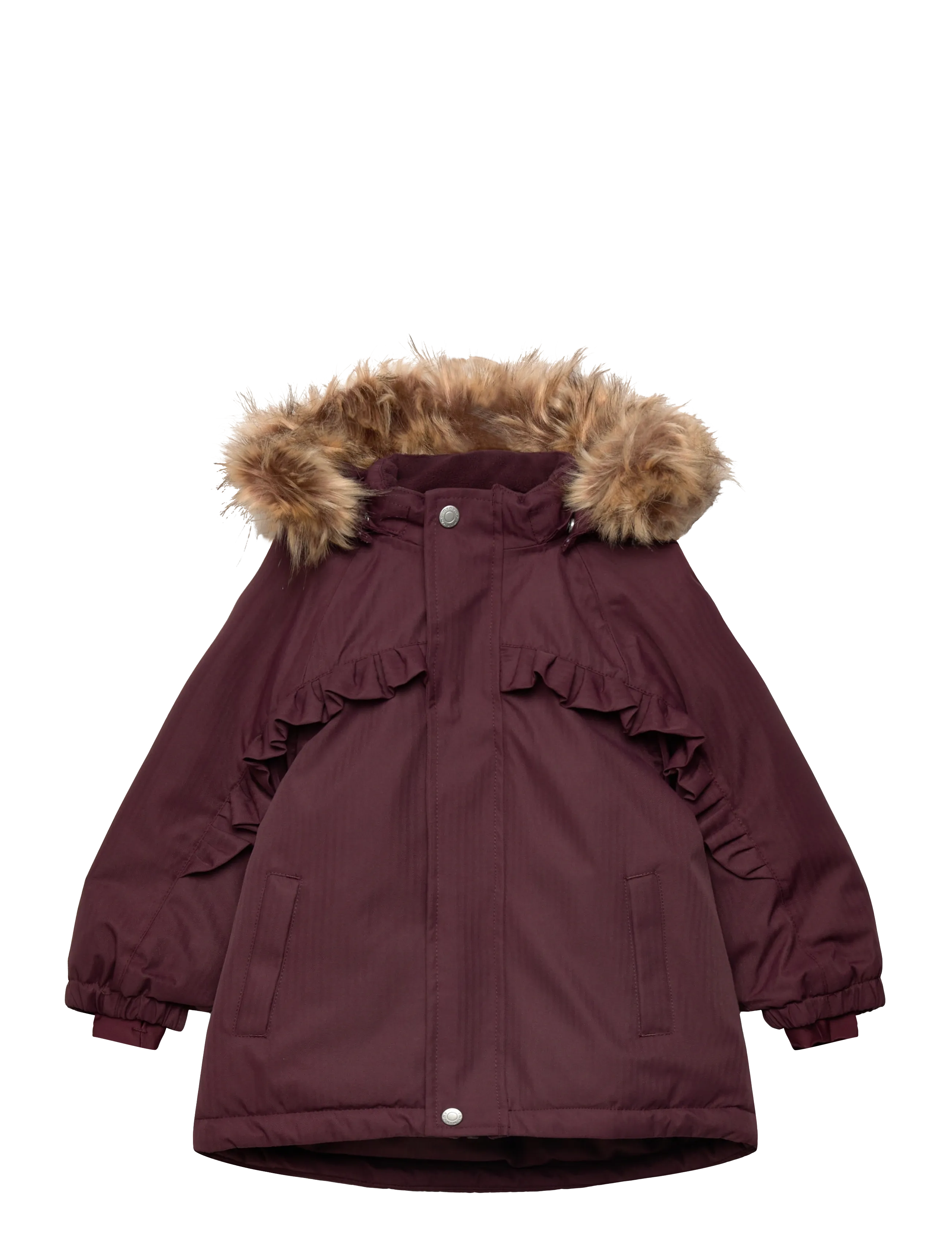 MINYMO Snow Jacke W. Pelz Burgundy - 98 - Kinder