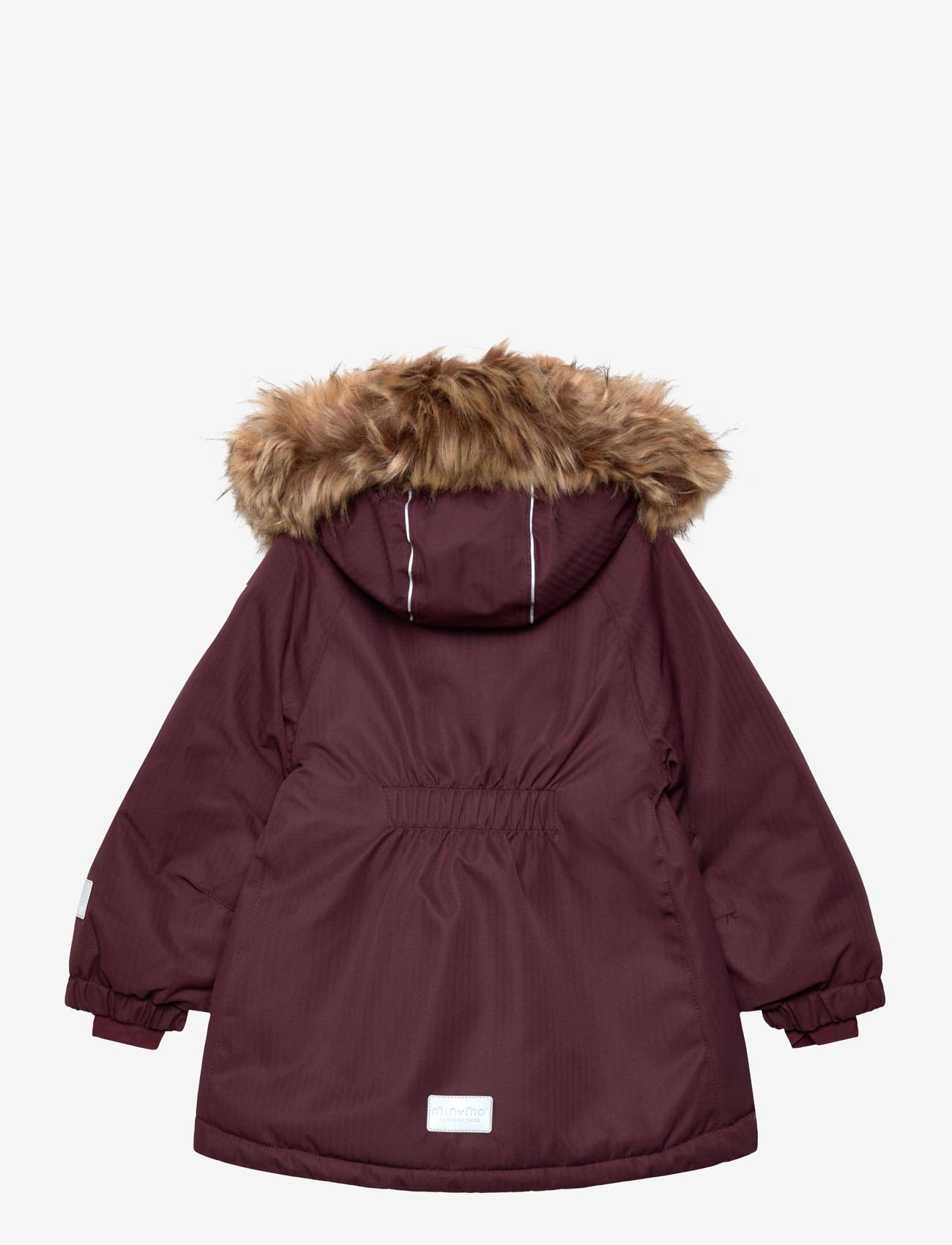 Minymo - Snow Jacket w. Fur - talvejoped - catawba grape - 1