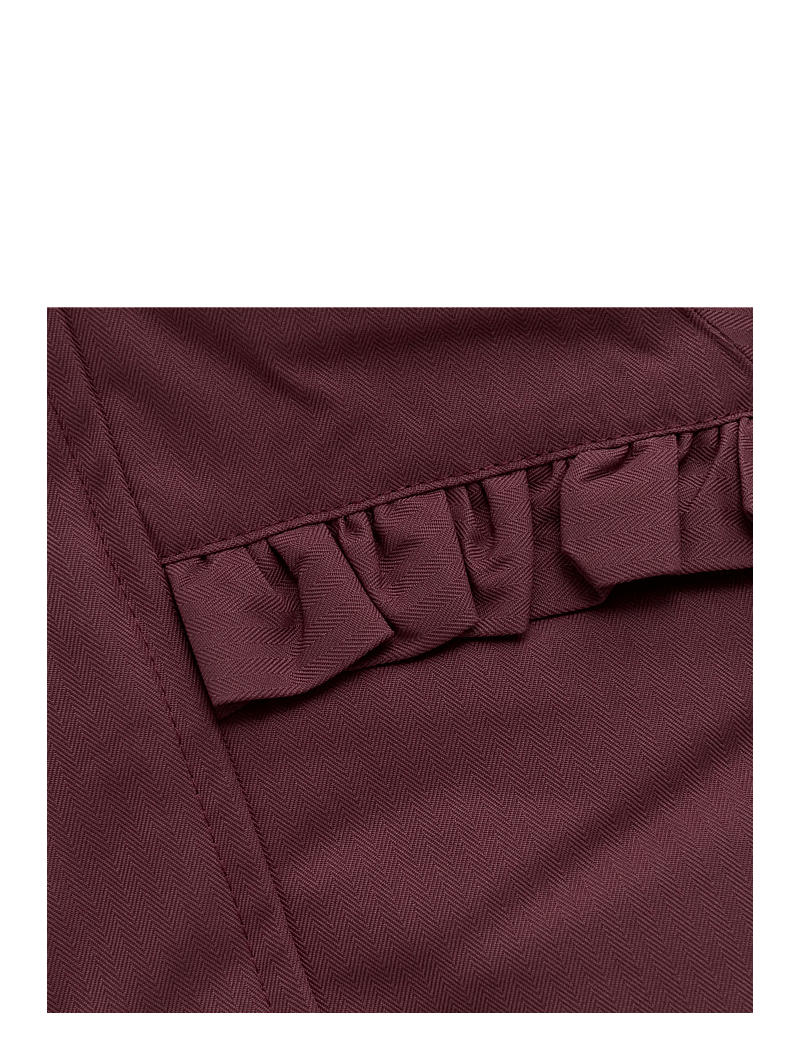 Minymo - Snow Jacket w. Fur - vestes de ski - catawba grape - 4
