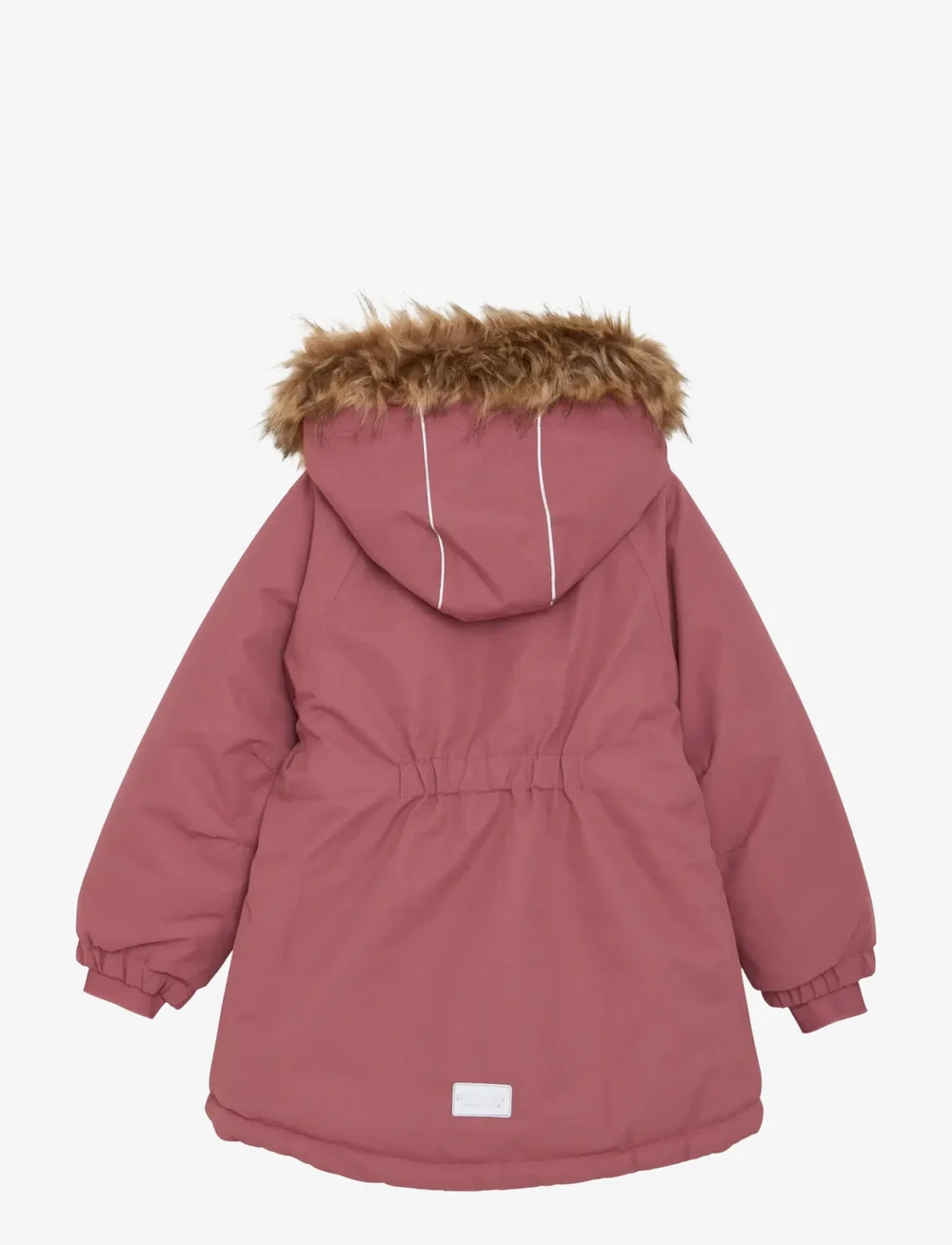Minymo - Snow Jacket w. Fur - skijacken - withered rose - 2