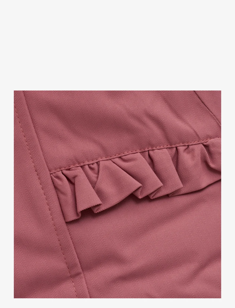 Minymo - Snow Jacket w. Fur - skijacken - withered rose - 4