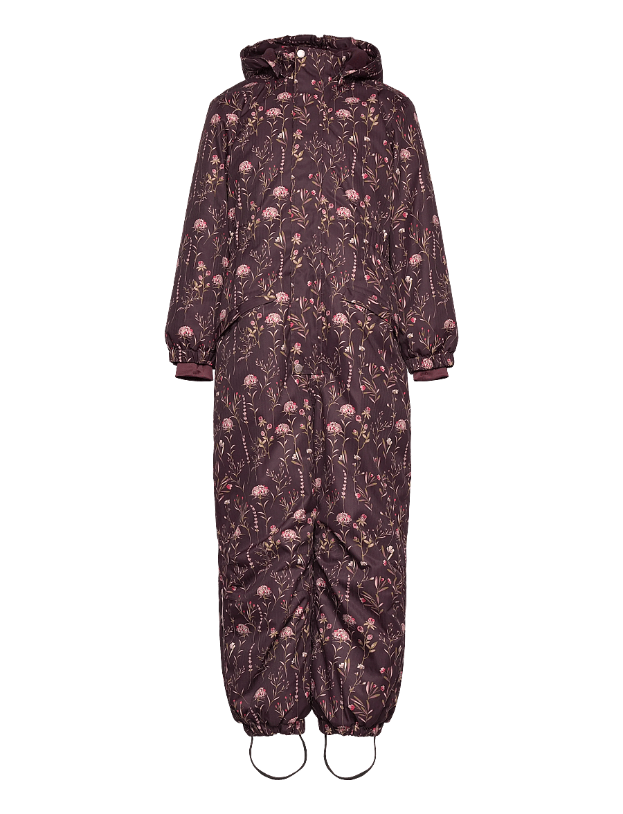 Minymo - Snow Suit AOP - snowsuit - catawba grape - 0