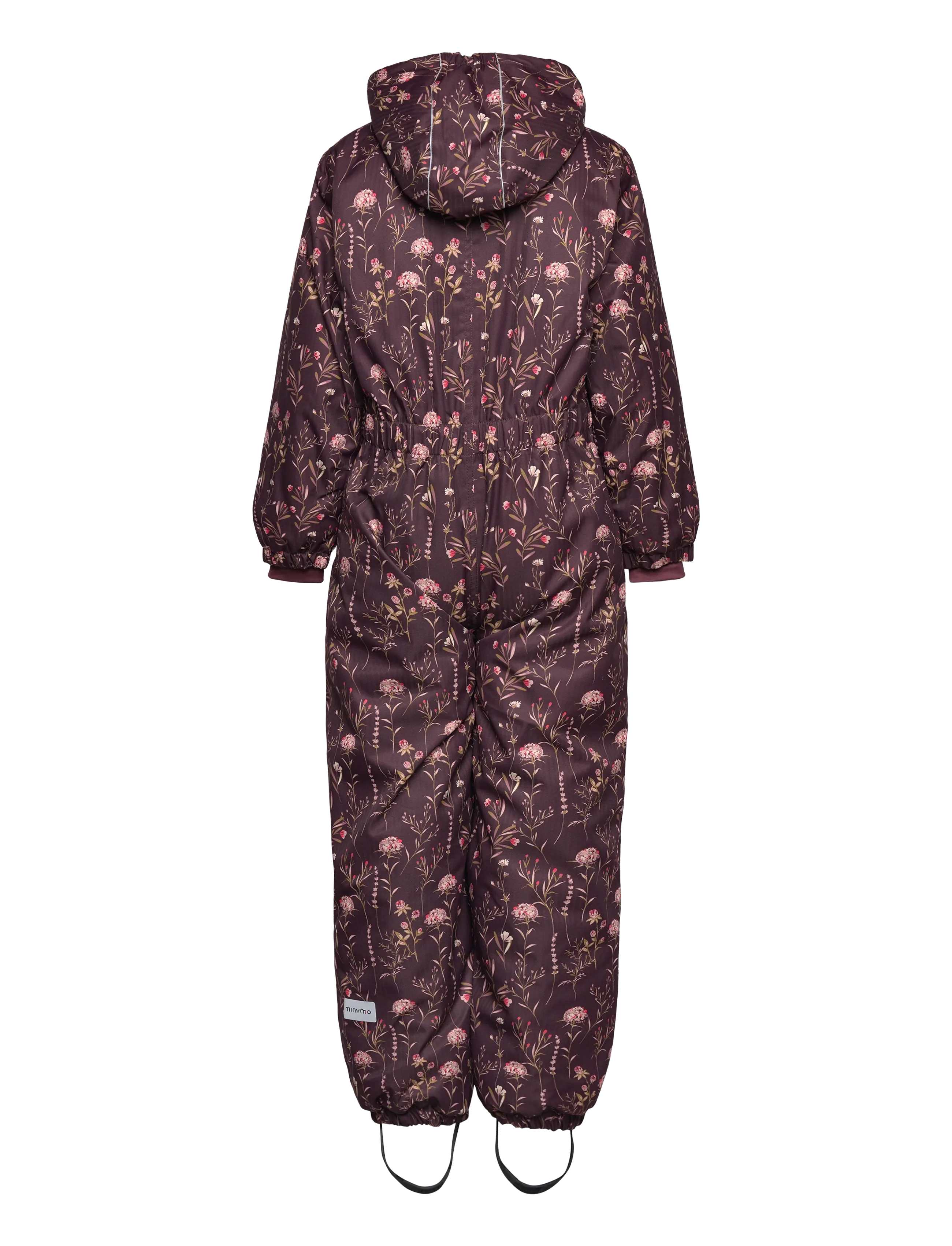 Minymo - Snow Suit AOP - outerwear - catawba grape - 1