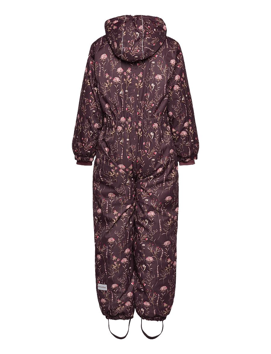 Minymo - Snow Suit AOP - snowsuit - catawba grape - 1
