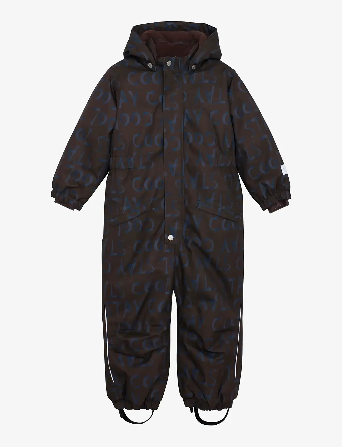 Minymo - Snow Suit AOP - vinteroveraller - ombre blue - 0