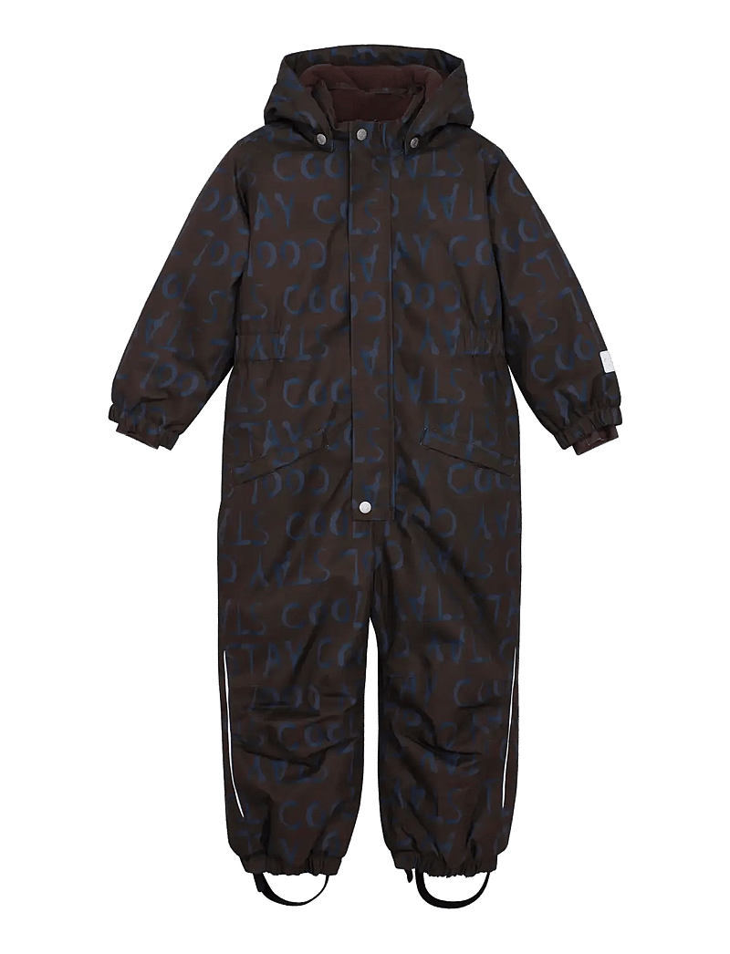 Minymo - Snow Suit AOP - vinteroveraller - ombre blue - 0