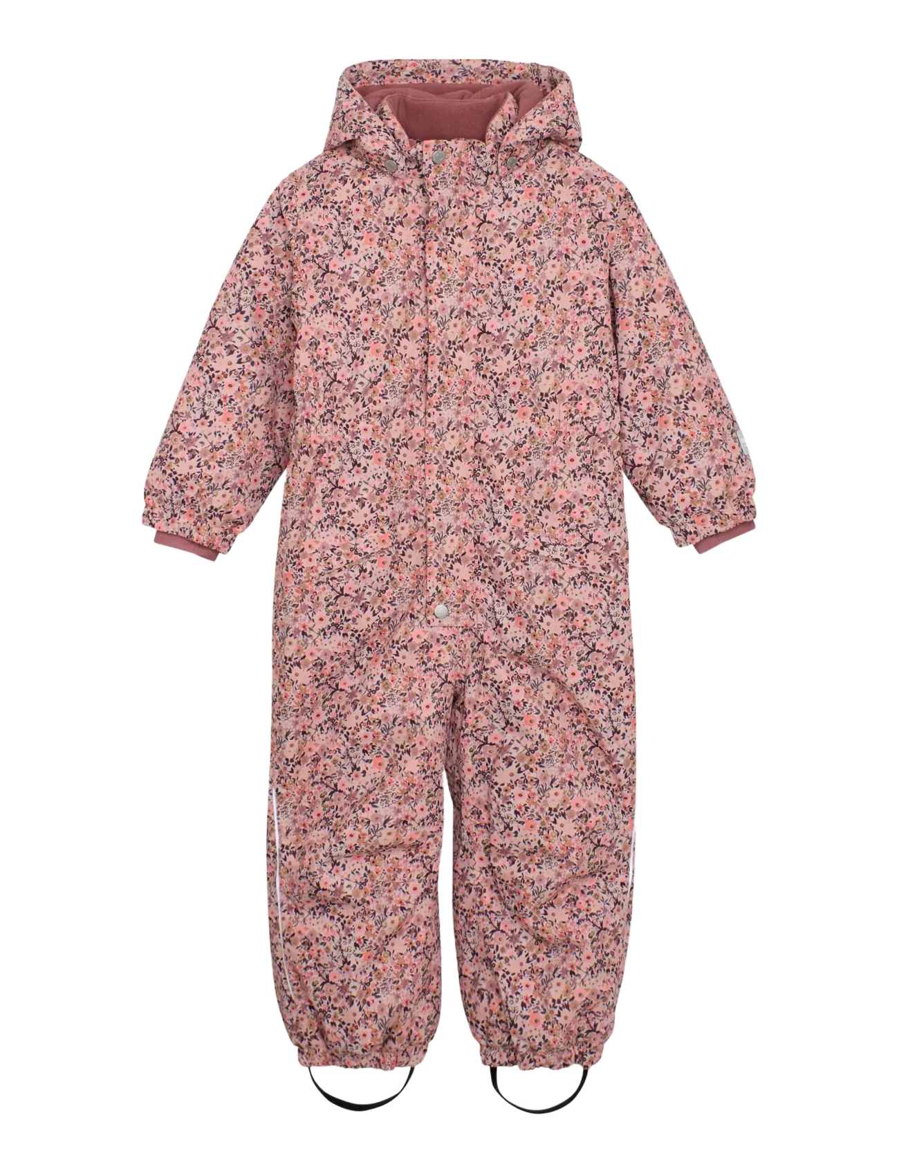 Minymo Snow Suit Aop, Børn, Børne Flyverdragt, Pink, Str: 98