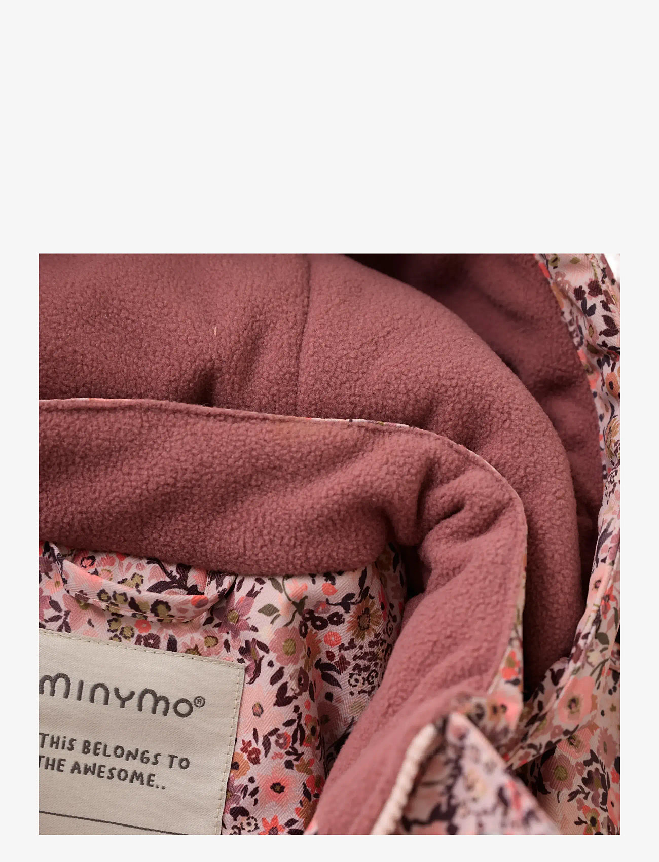 Minymo - Snow Suit AOP - shop efter alder - peach whip - 3