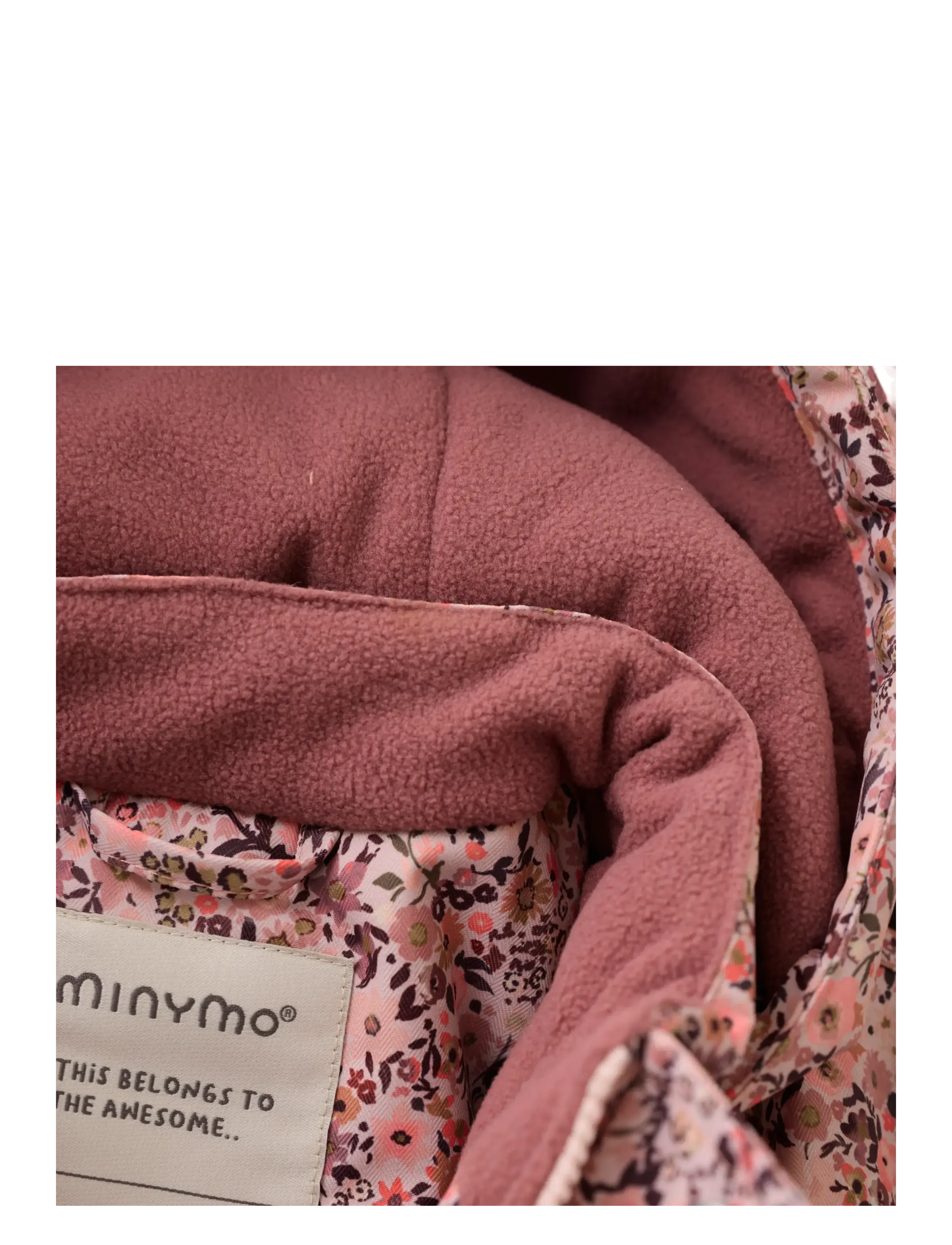 Minymo - Snow Suit AOP - overtøj - peach whip - 3