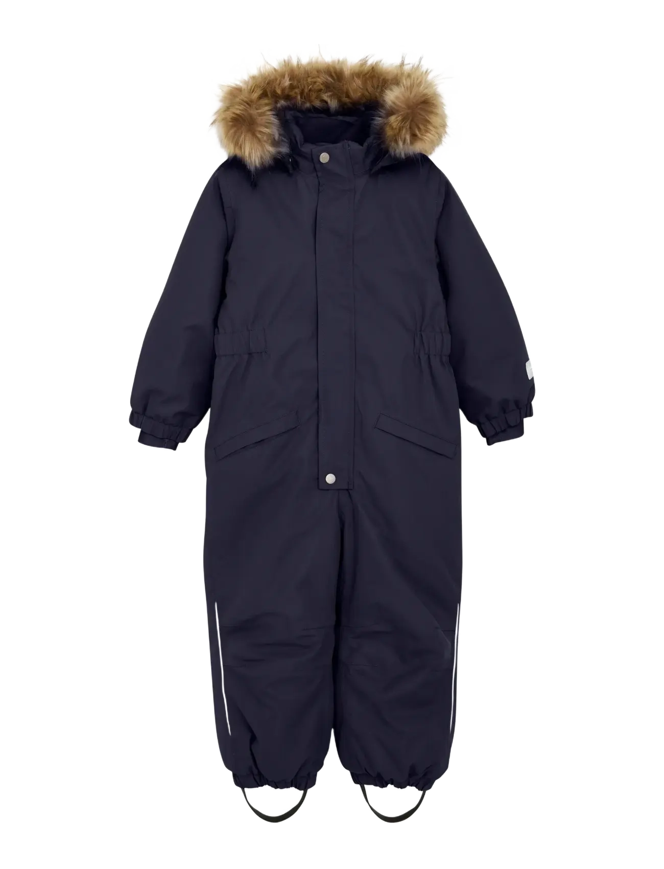 Minymo Snow Suit w. Fur - Õueriided - PARISIAN NIGHT / navy