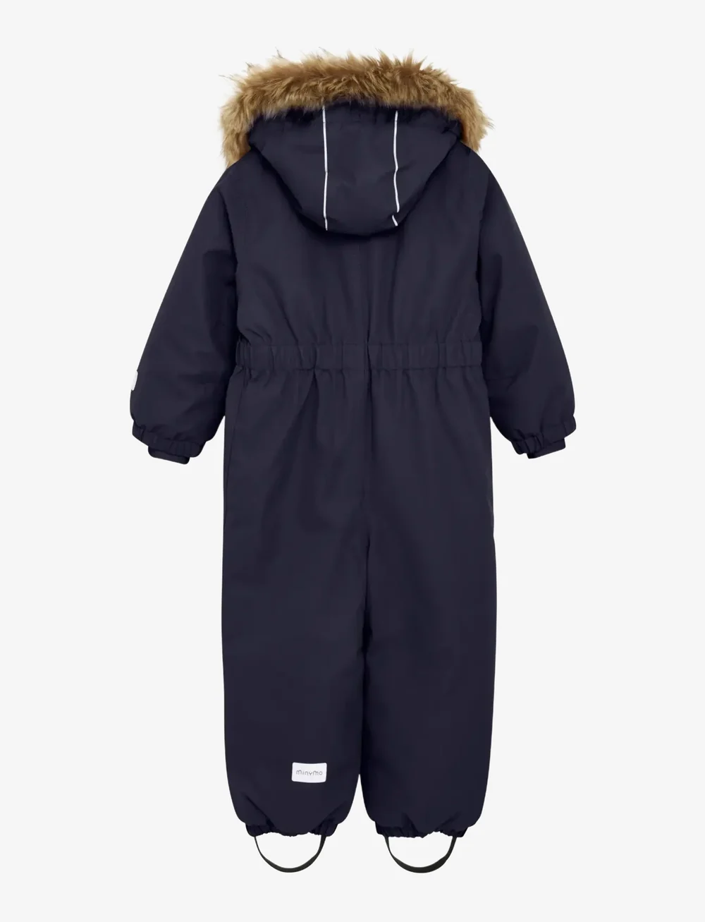 Minymo - Snow Suit w. Fur - schneeanzug - parisian night - 1