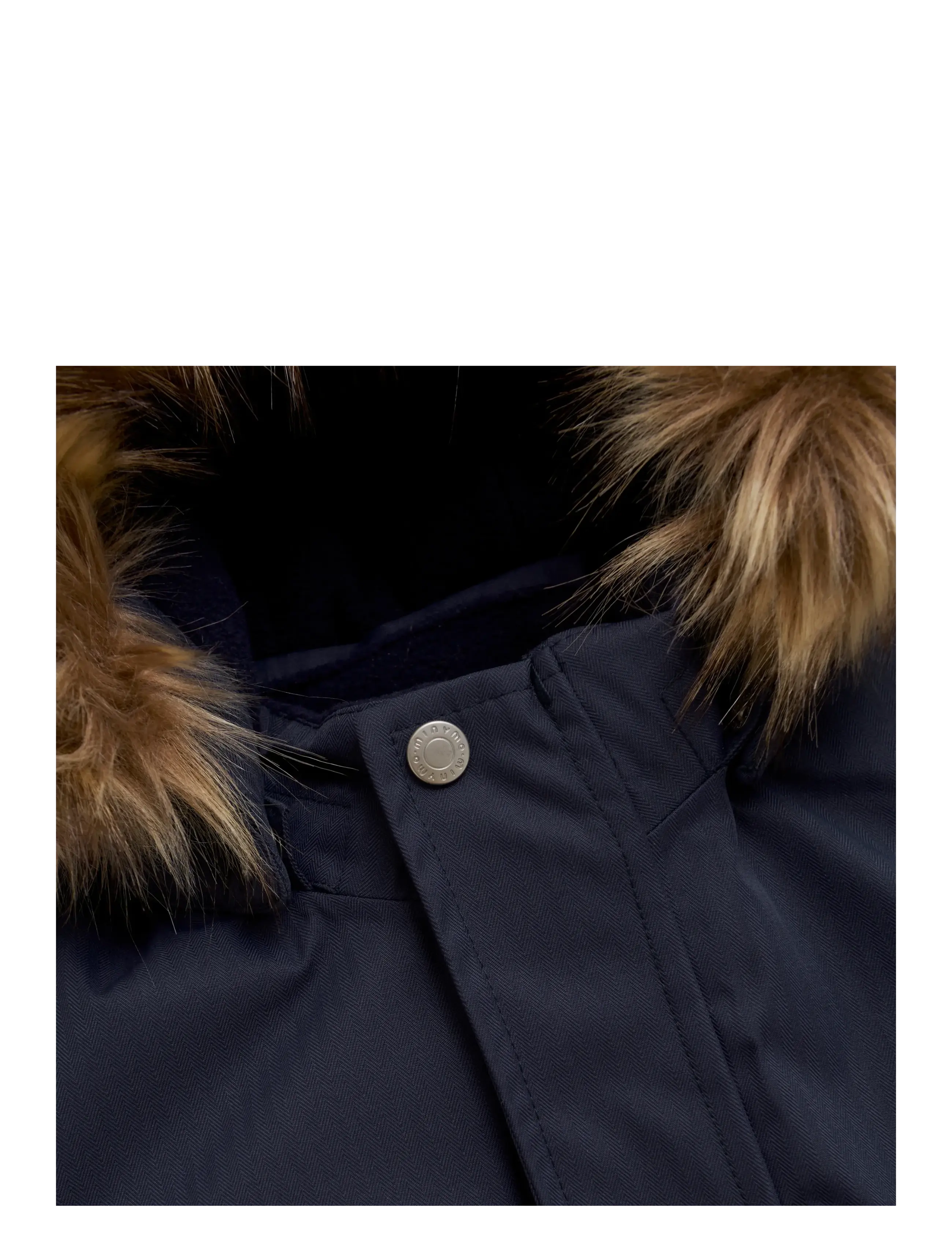 Minymo - Snow Suit w. Fur - snowsuit - parisian night - 3