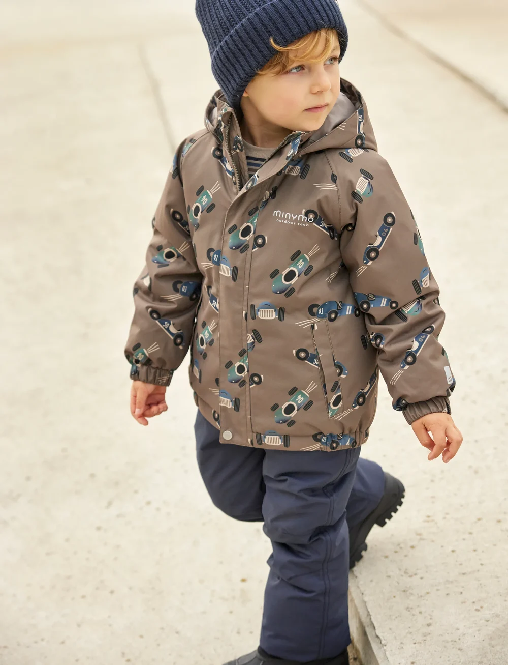 Minymo - Snow Pants - vinterbukser - parisian night - 0