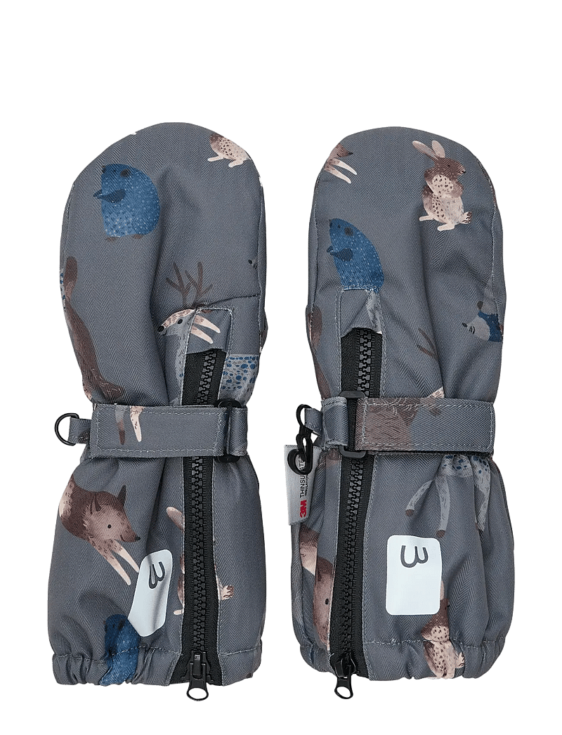 Minymo - Mittens - handschuhe - dark gull grey - 0