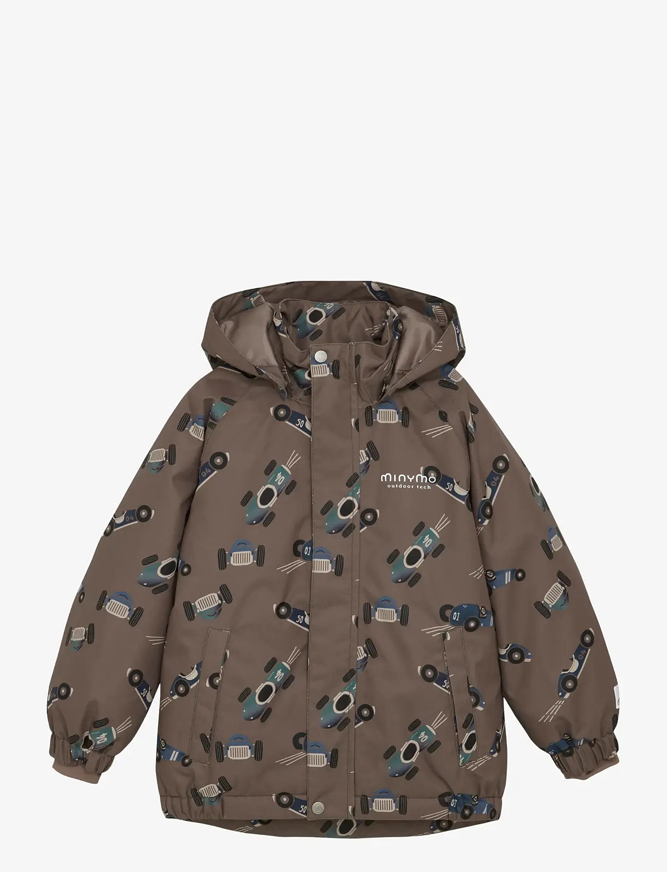 Minymo - Snow Jacket AOP - suusajoped - caribou - 1