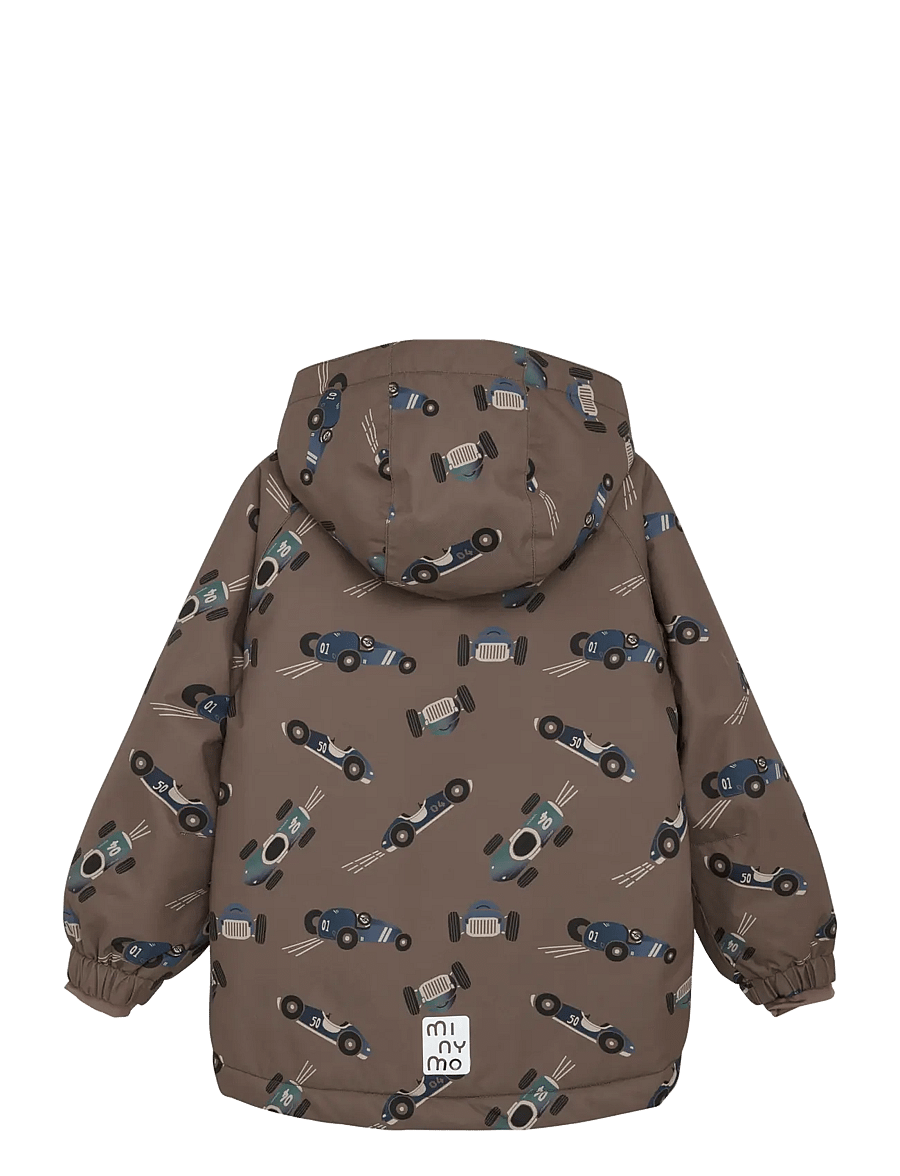 Minymo - Snow Jacket AOP - ski jackets - caribou - 2