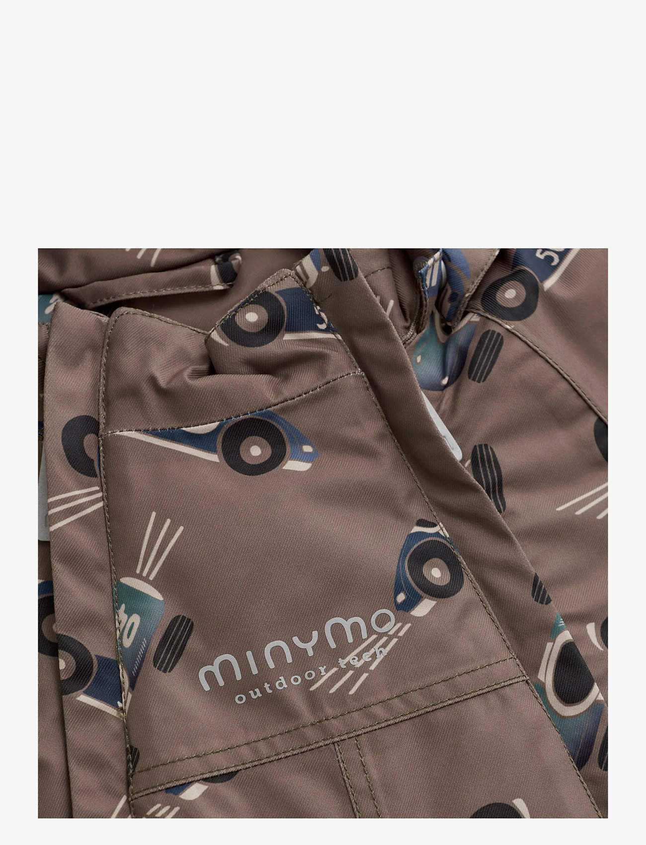 Minymo - Snow Jacket AOP - suusajoped - caribou - 4