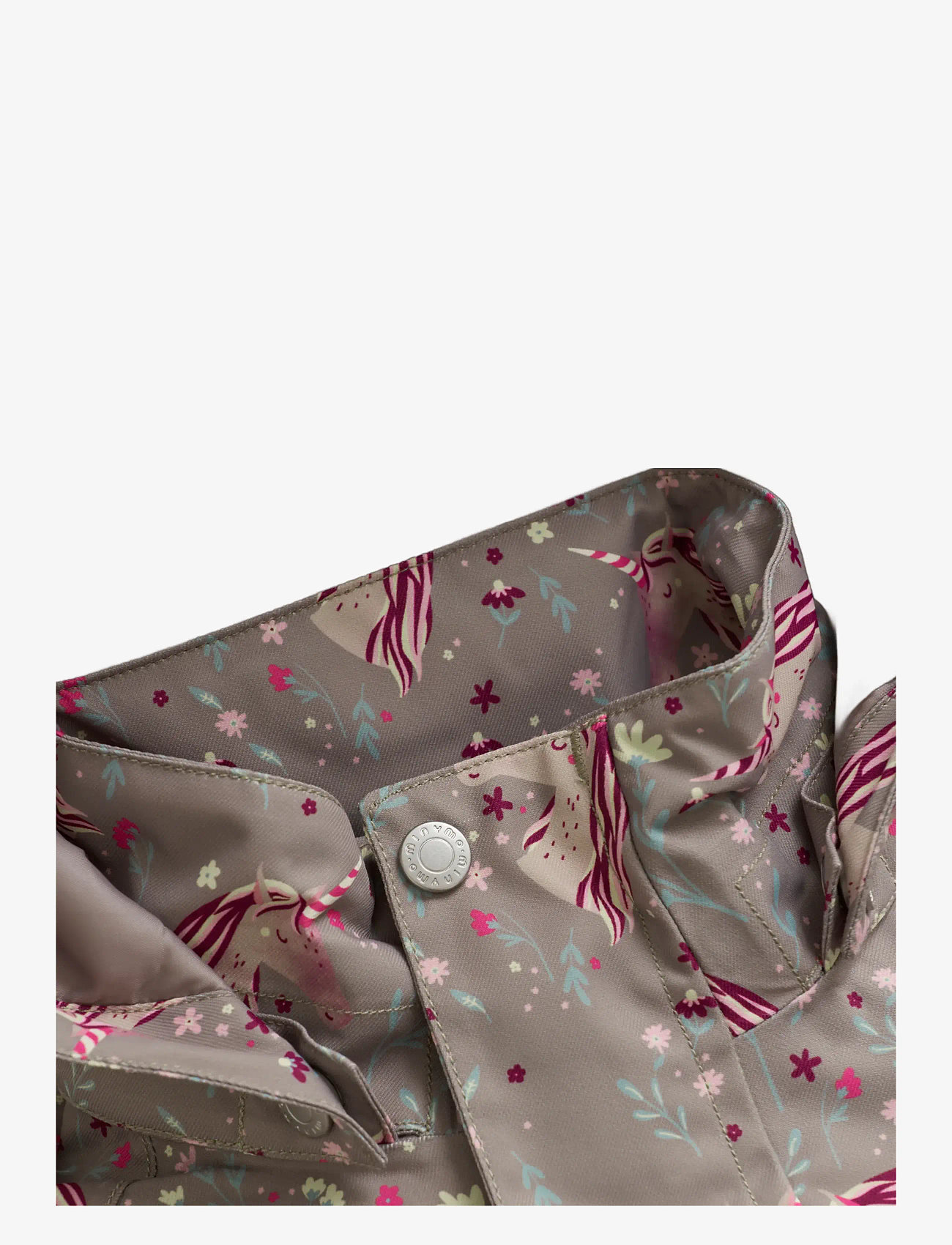 Minymo - Snow Jacket AOP - jacken & mäntel - roasted cashew - 2