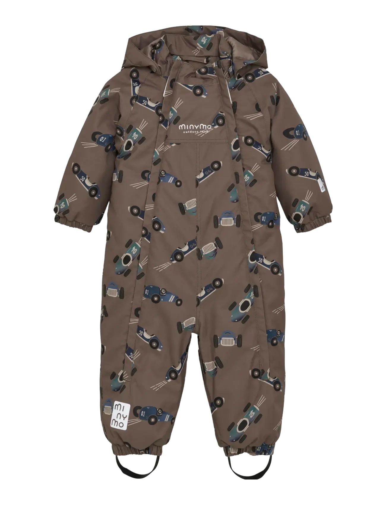 Minymo Snow Suit AOP - Overalls - CARIBOU / brown