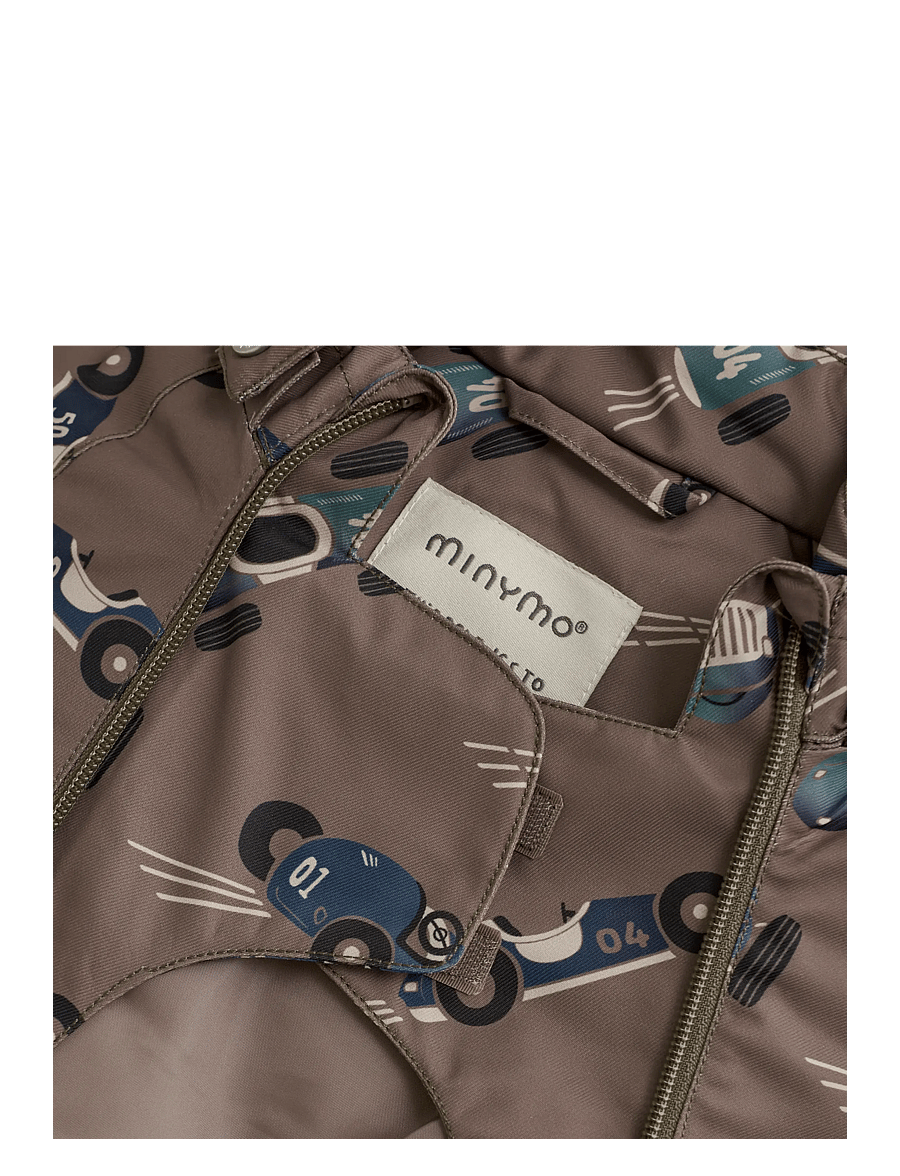 Minymo - Snow Suit AOP - ziemas kombinezoni - caribou - 3