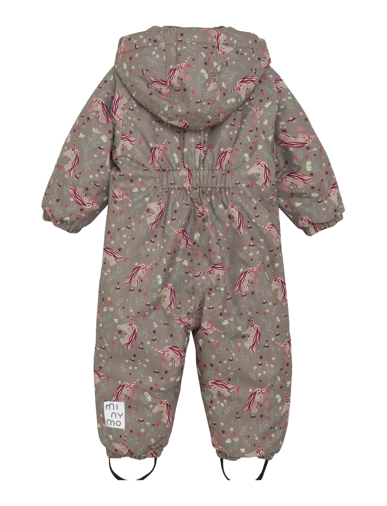 Minymo - Snow Suit AOP - jacken & mäntel - roasted cashew - 2