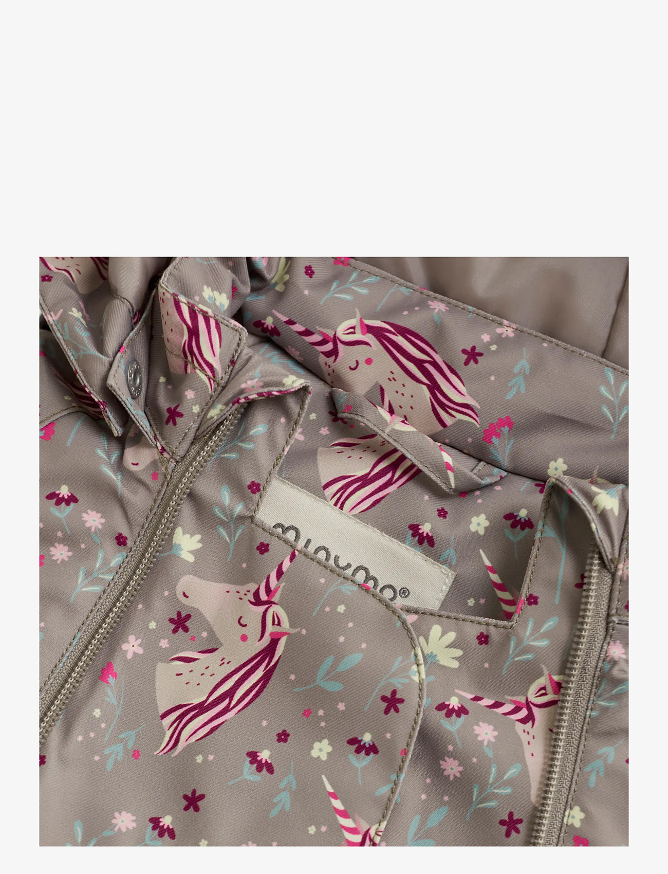 Minymo - Snow Suit AOP - vinteroveraller - roasted cashew - 3