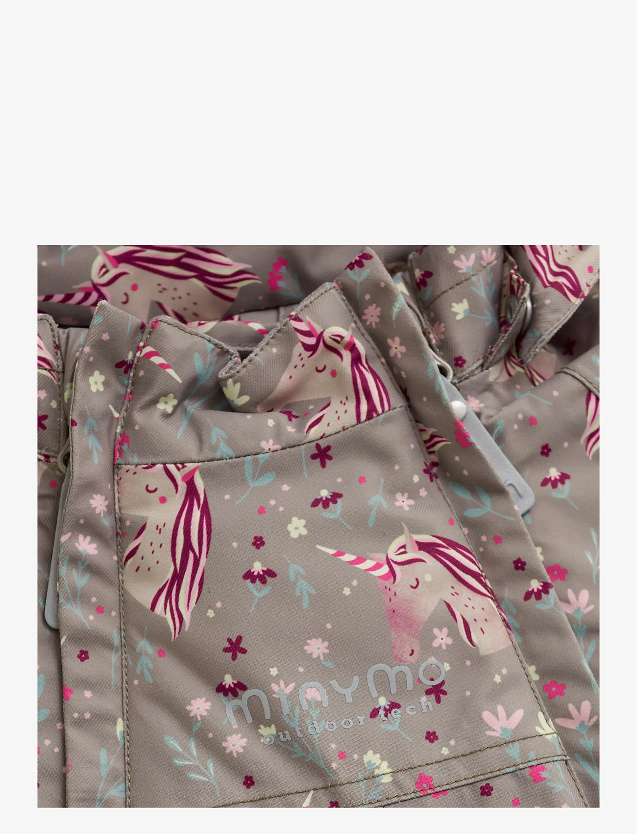 Minymo - Snow Suit AOP - vinteroveraller - roasted cashew - 4