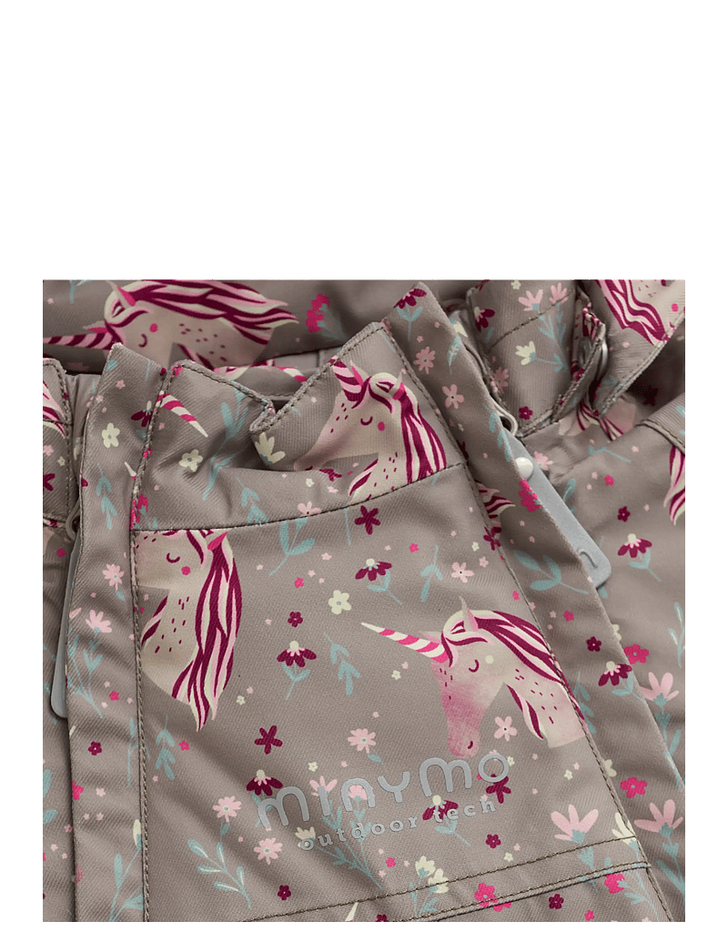 Minymo - Snow Suit AOP - vinteroveraller - roasted cashew - 4