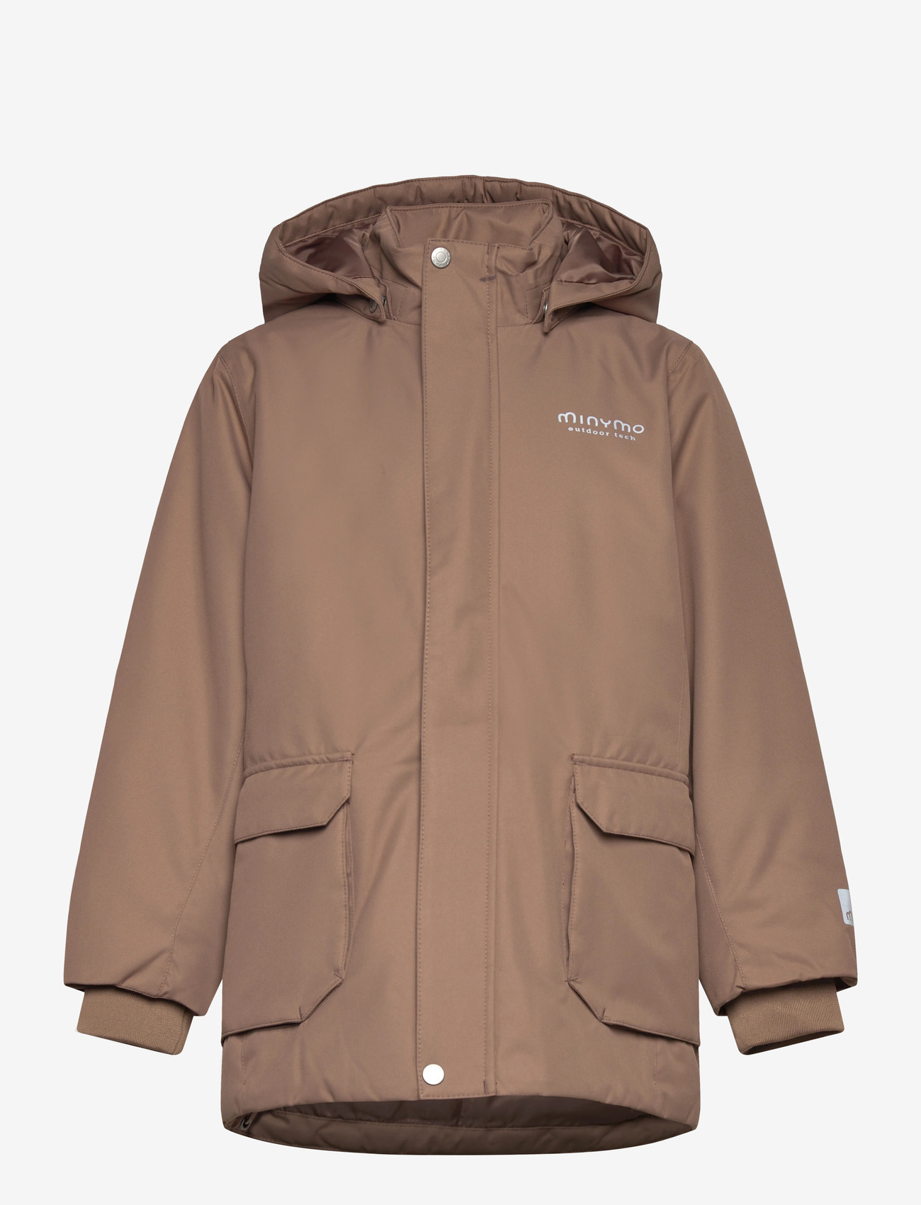 Minymo - Snow Jacket - talvejoped - caribou - 0