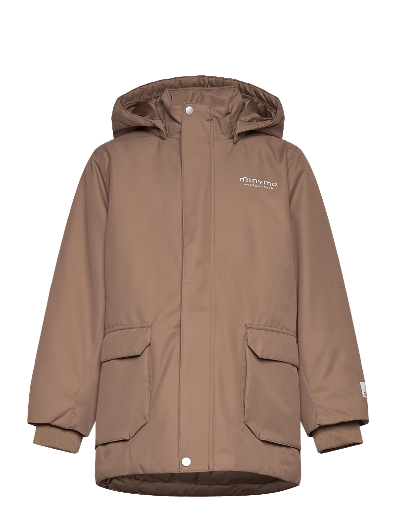 Minymo - Snow Jacket - skijakker - caribou - 0