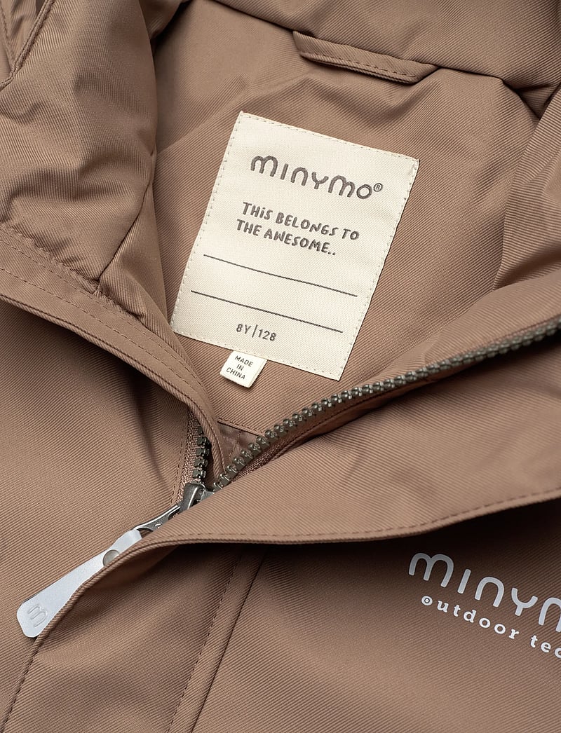 Minymo - Snow Jacket - skijakker - caribou - 2