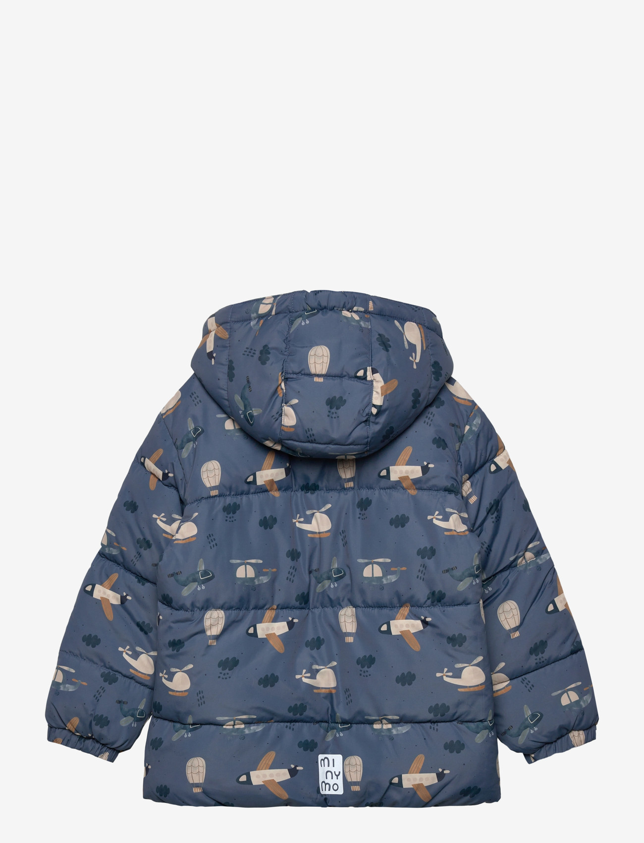Minymo - Quilted Jacket AOP - herbstjacken - china blue - 1